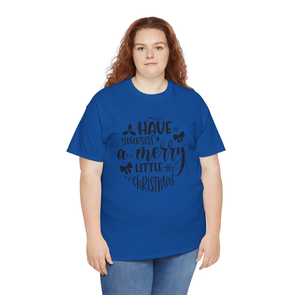 Merry Christmas Cotton Tee Holiday Graphic Tees & Cozy Festive Wear