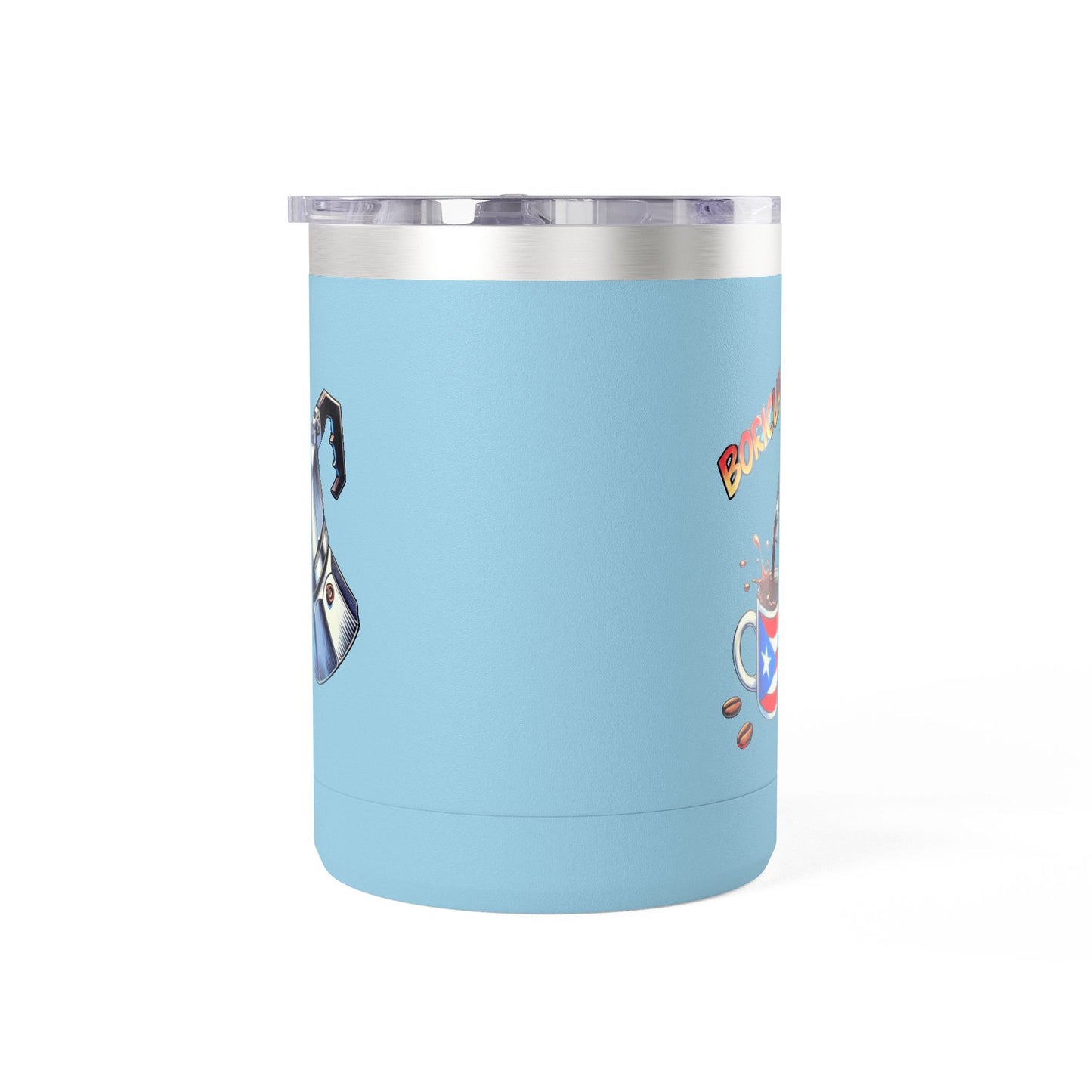 Puerto Rican Coffee Mug Tumbler, 15oz | Great Gift for Coffee Lovers, Unique Kitchen Decor, Perfect for Birthdays & Holidays