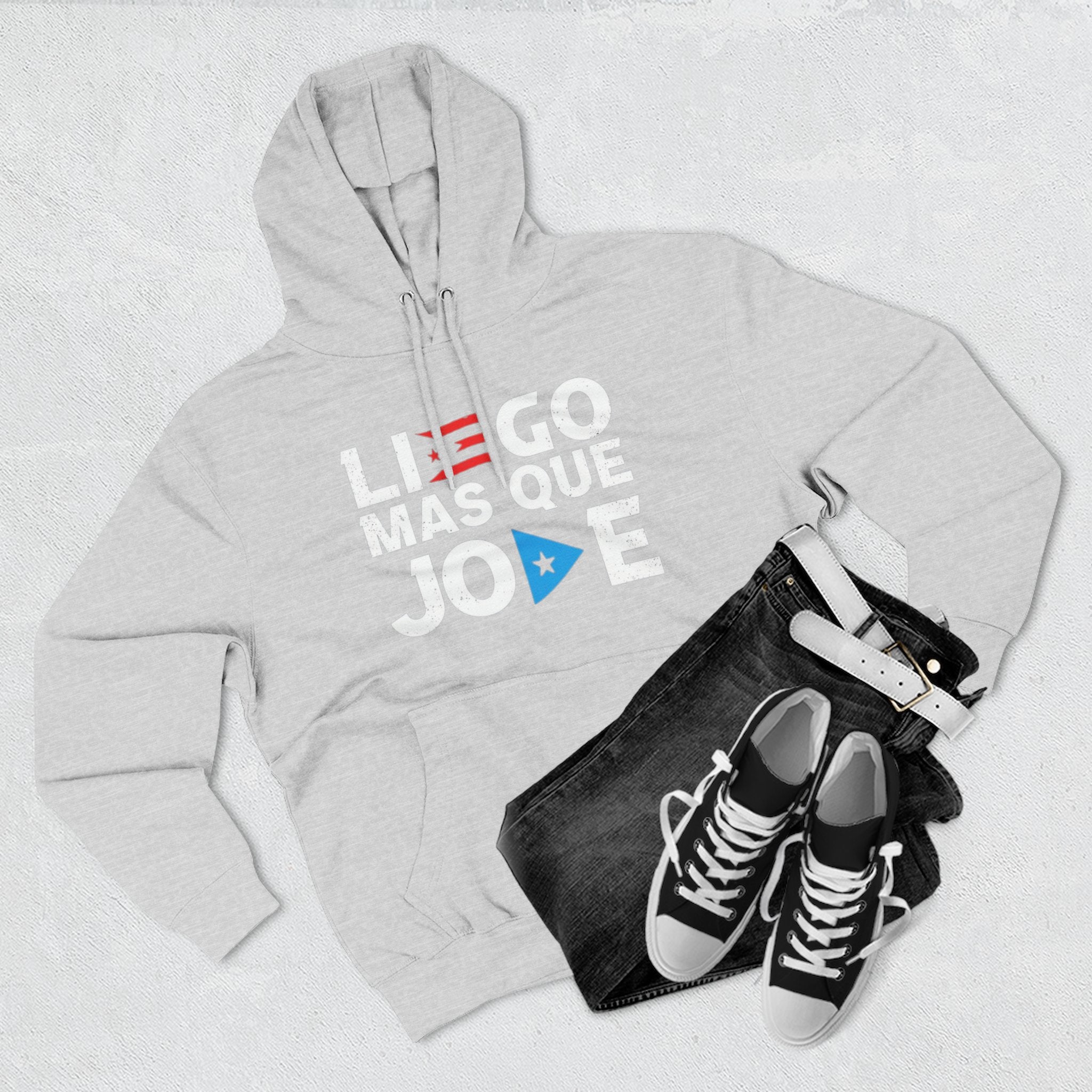Puerto Rican culture & traditions Navidades Boricuas Collection fleece hoodie