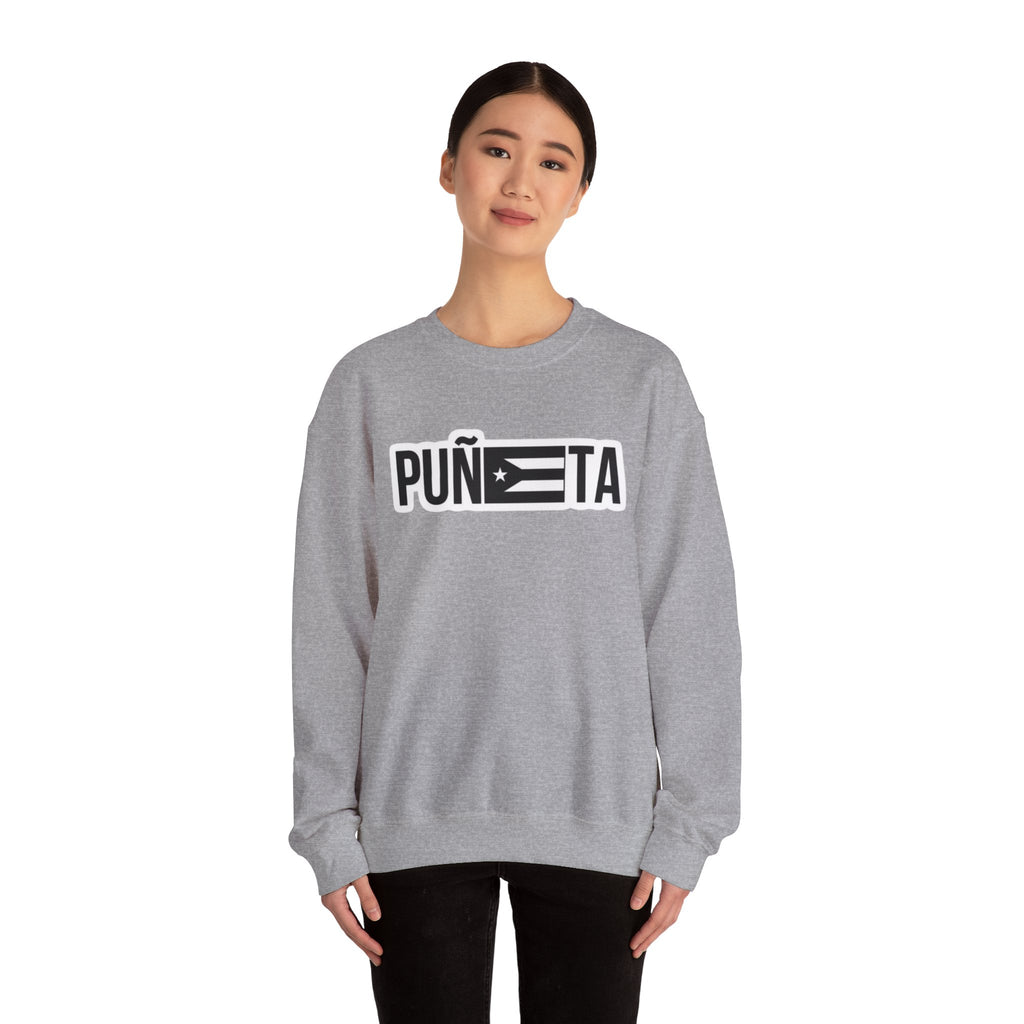 Puñeta Sweatshirt  Puerto Rican Flag Graphic Crewneck