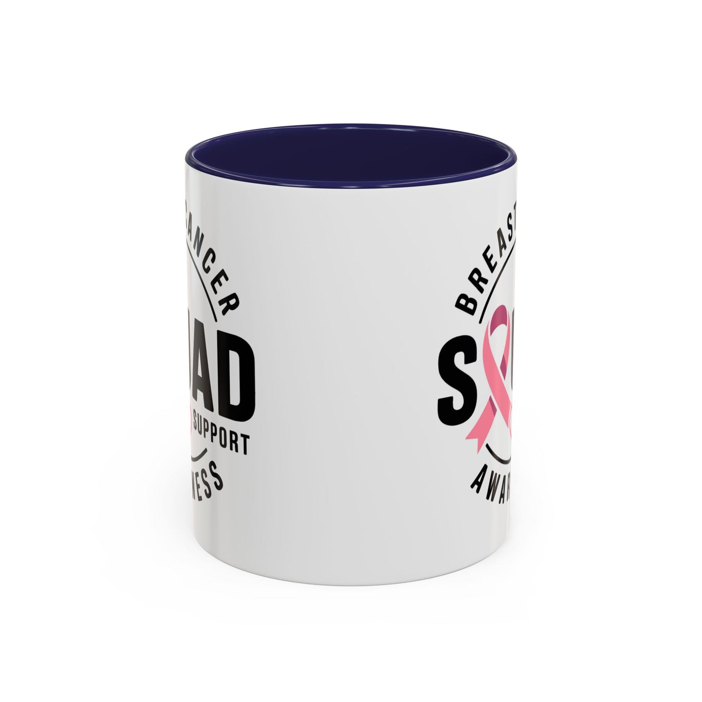 Breast Cancer Awareness Coffee Mug - Support Your Squad