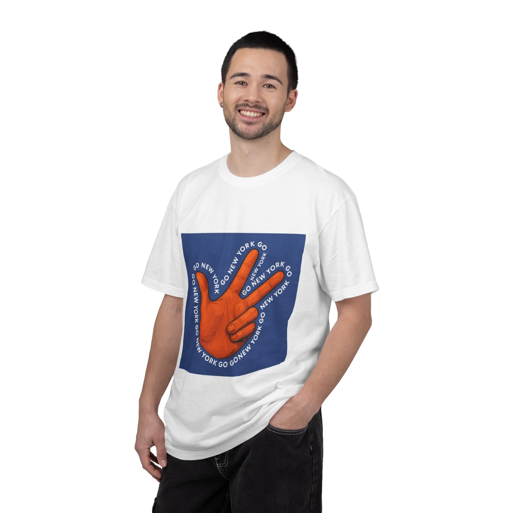 Go New York Hand Graphic T-Shirt