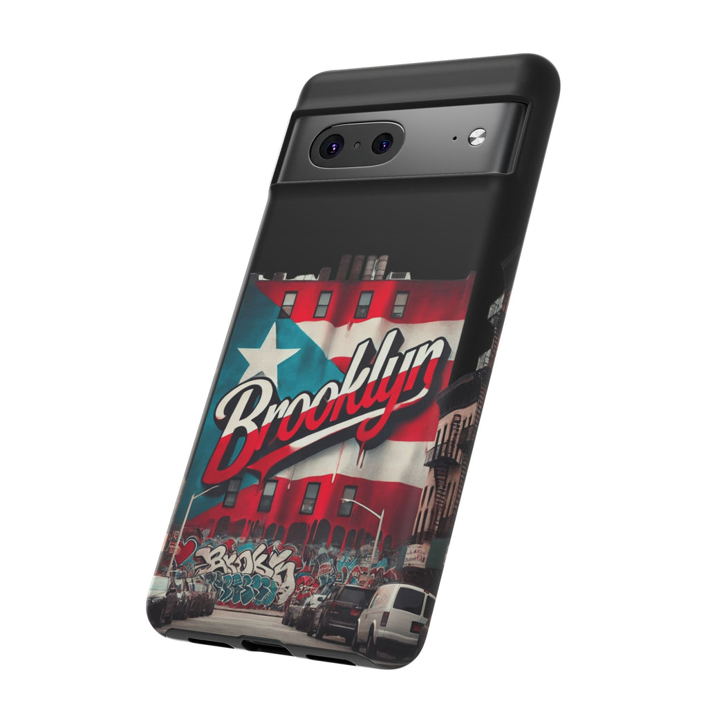 Brooklyn Street Art Phone Case  Urban Graffiti Protective Cover