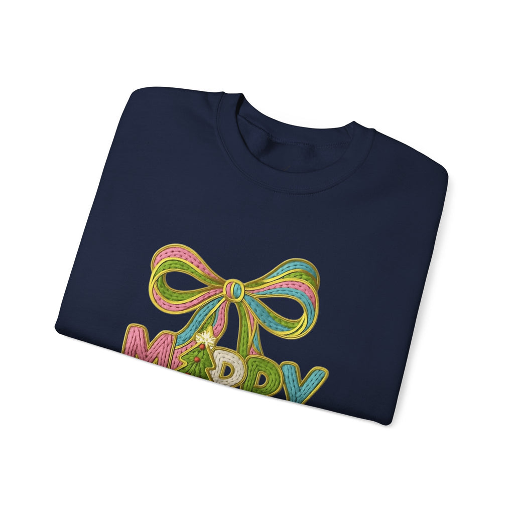Festive Holiday Designs and Quotes Candy Christmas Tree Sweatshirt — Holiday Candyland Crewneck