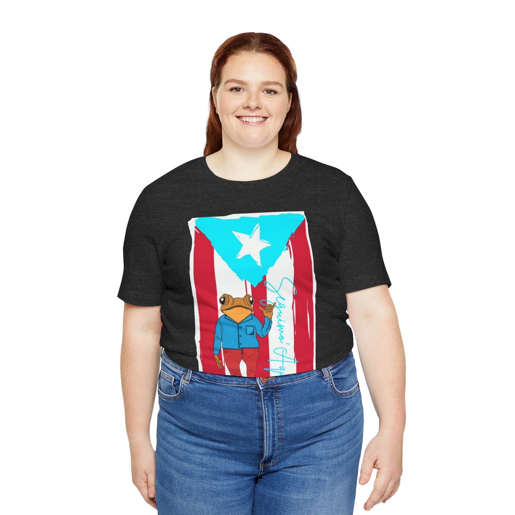 Puerto Rican Coqui Flag T‑Shirt  Boricua Pride Tee