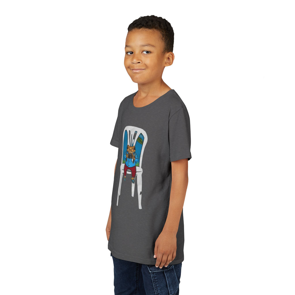 Kids Concho on a High Chair T-Shirt Cute Baby Rabbit Feeding Tee kids PUERTO RICO CHRISTMAS T-SHIRT