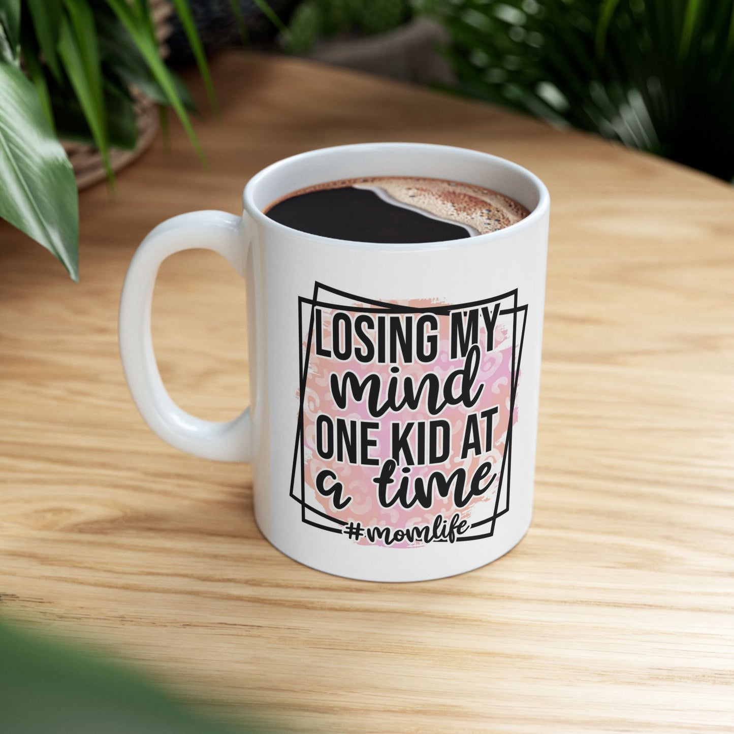 Mindful Moments Ceramic Mug, Coffee Lover Gift, Relaxation Mug, Self-Care Ceramic Cup, Motivational Quote Mug