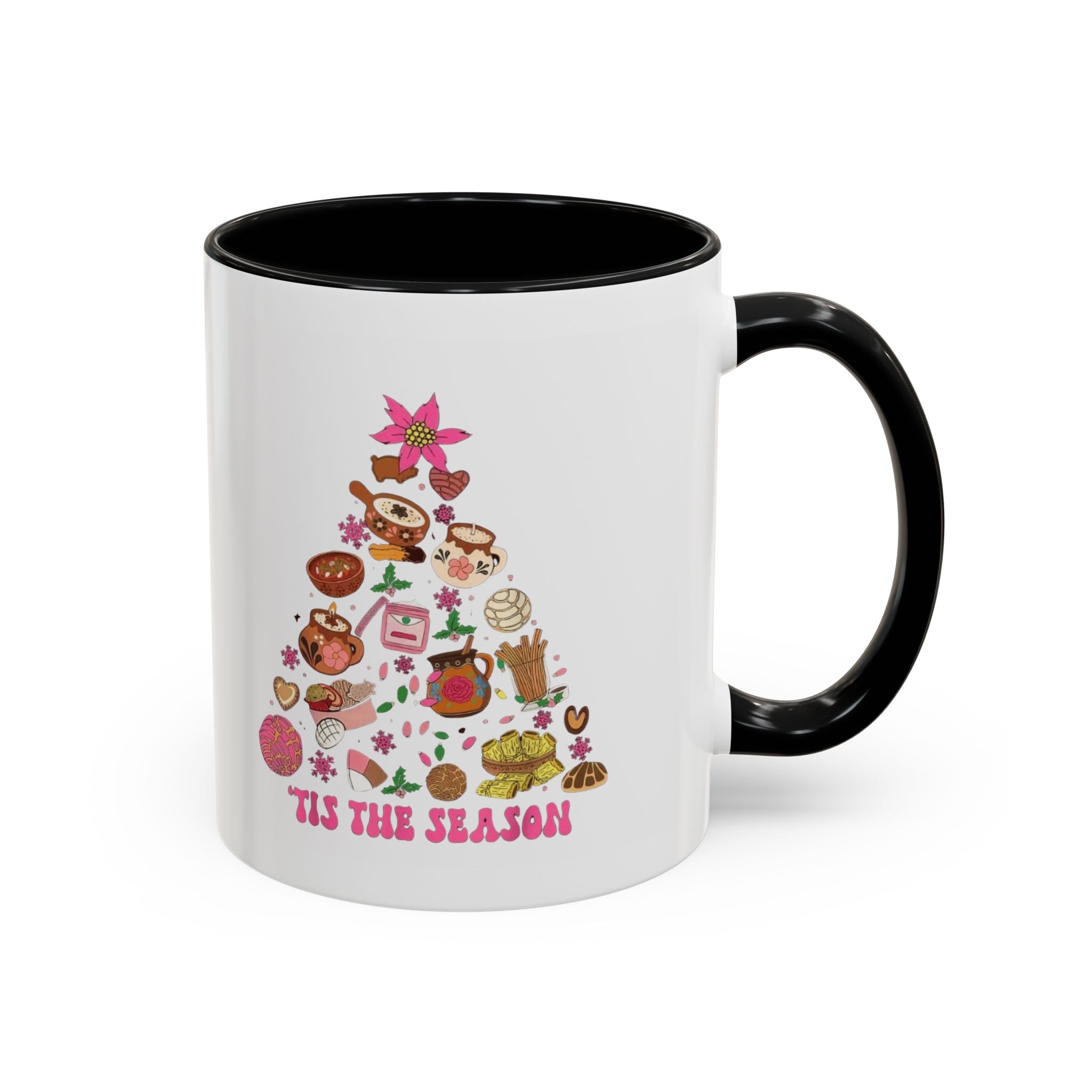 Coffee Mug - 'Tis the Season' Holiday Cookie Tree Accent Mug (11/15oz)