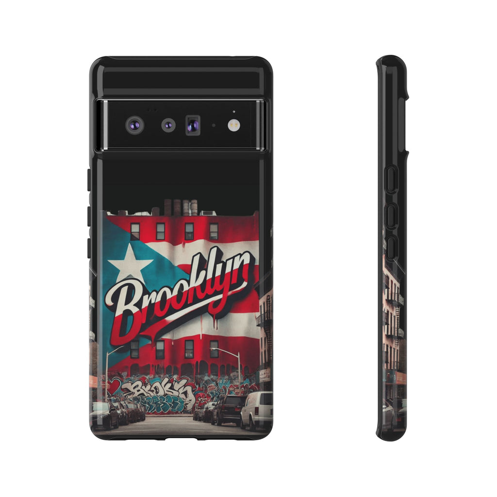 Brooklyn Street Art Phone Case  Urban Graffiti Protective Cover