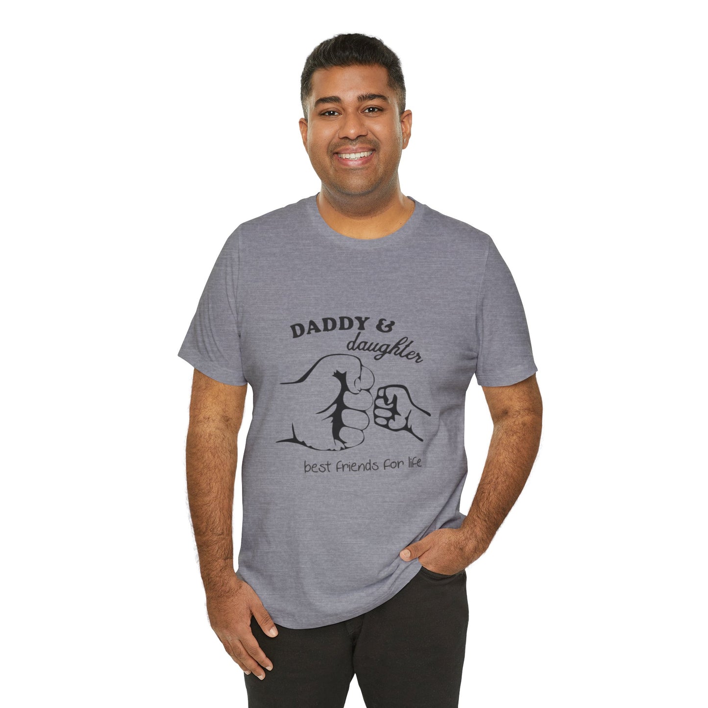 Daddy Daughter Best Friends Unisex Tee Fathers Day Gift, Family Matching Shirts, Kids & Dad Tee, Cute Parenting Apparel