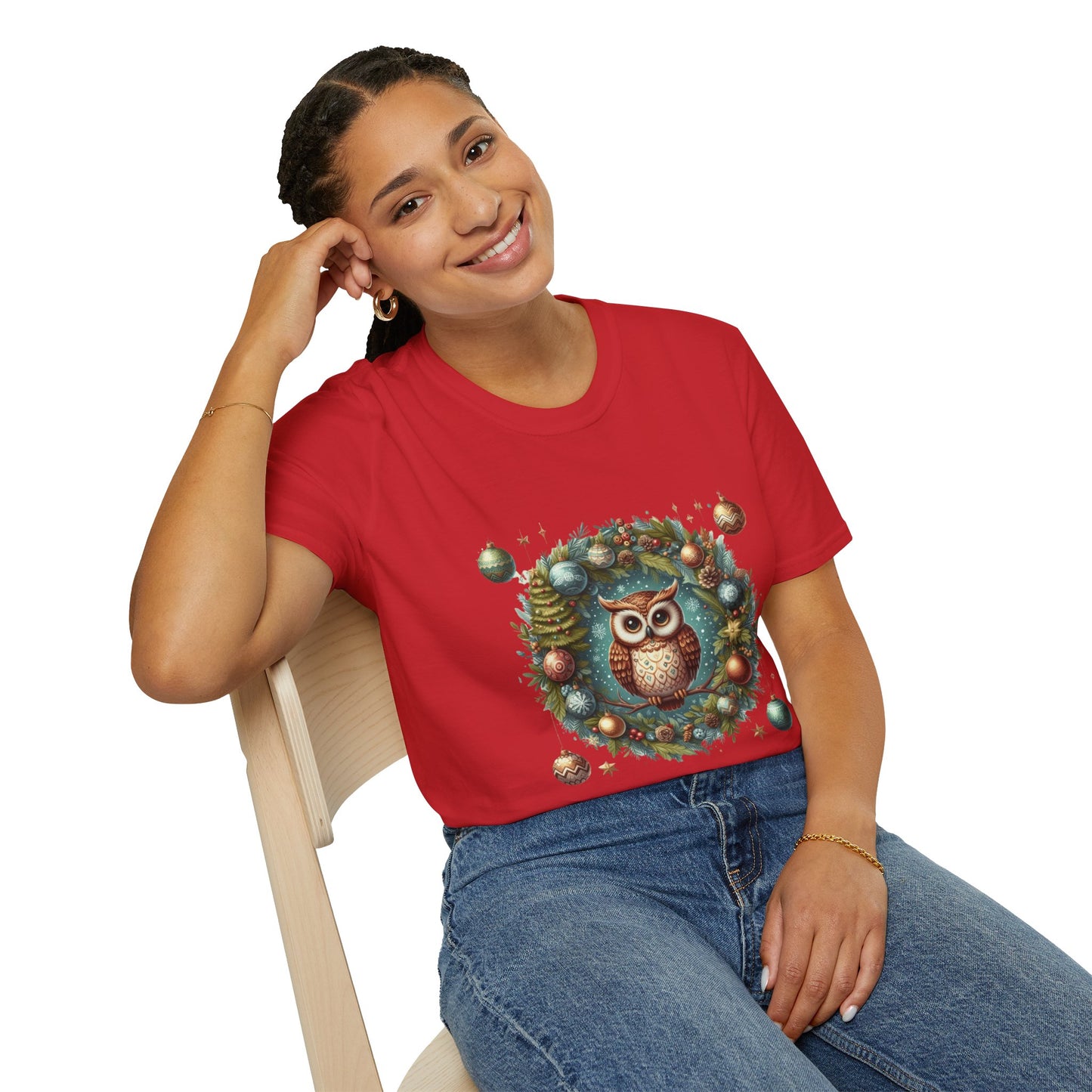 Merry Christmas Shirt  Santa, Reindeer  Holiday Spirit Design