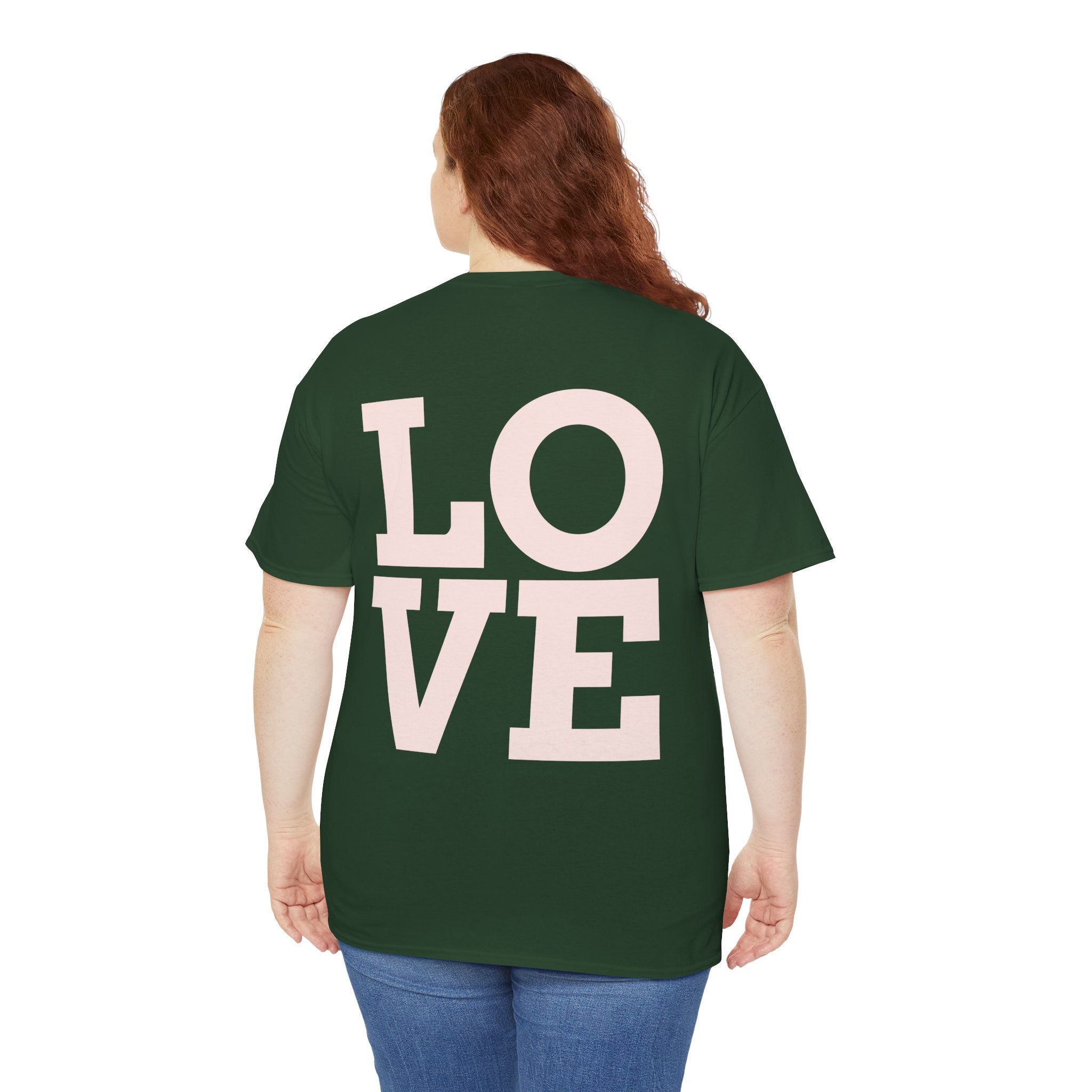 Pink Heart Cherries Tee  LOVE Graphic Valentine T-Shirt