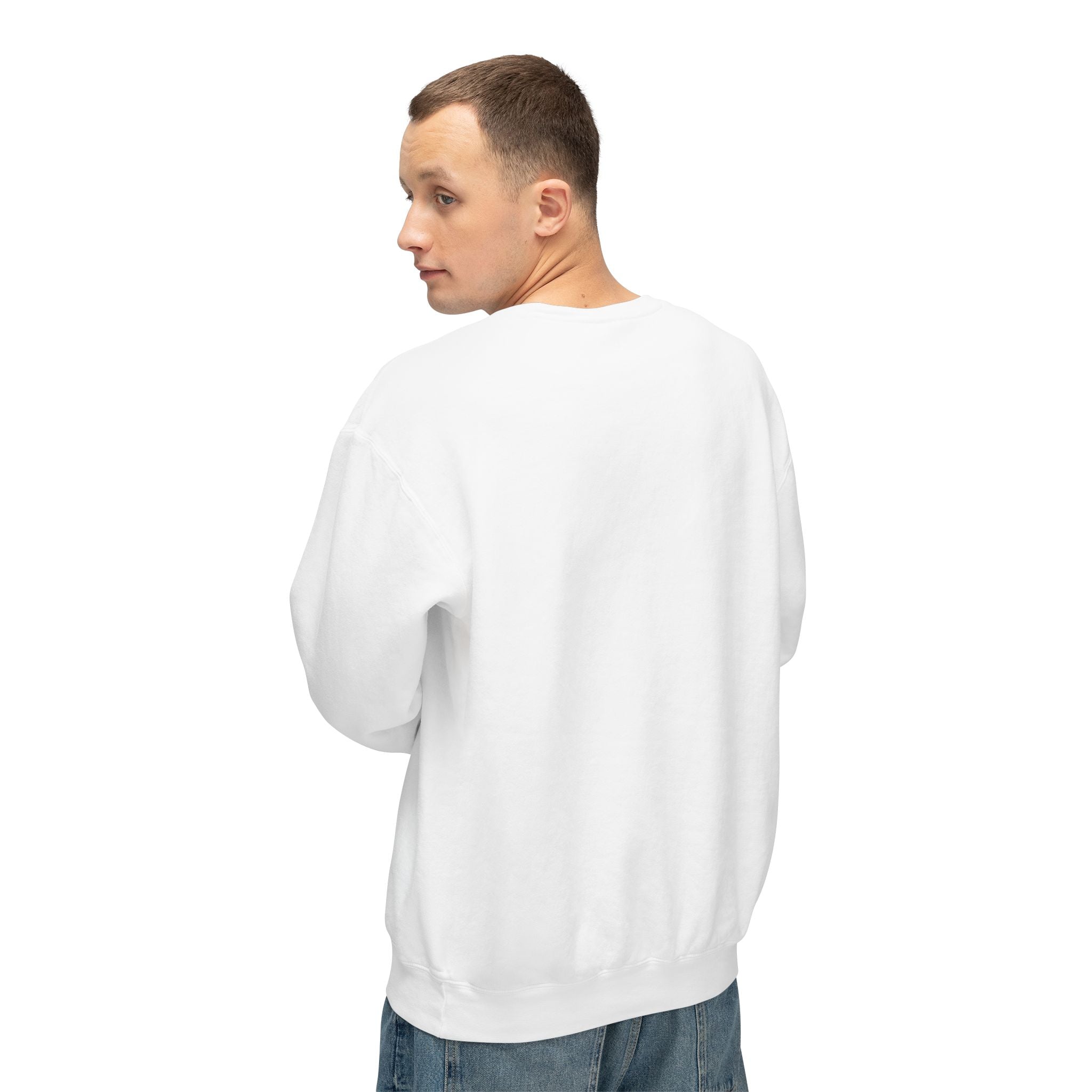 El Pueblo Crewneck Sweatshirt — "El Pueblo es el Jefe" Script Pullover