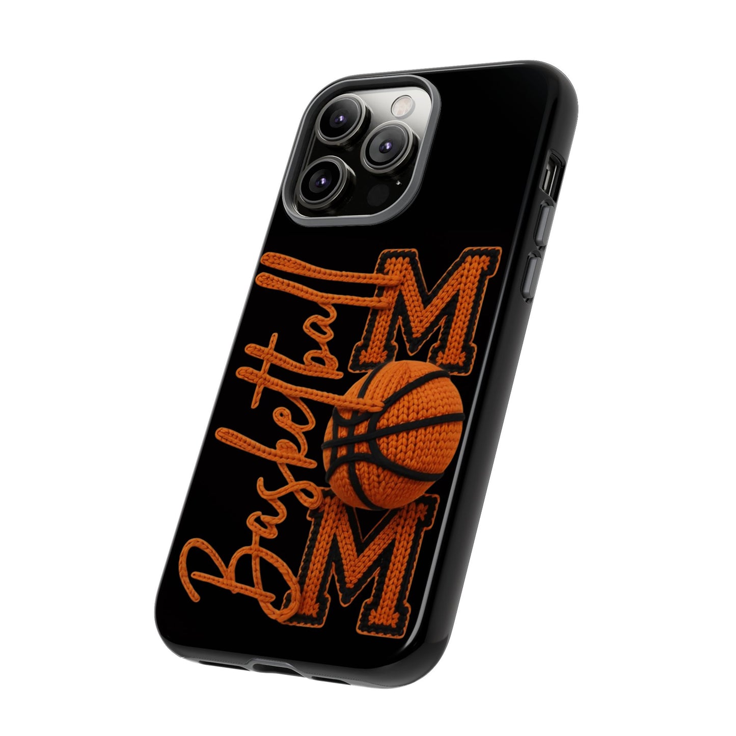 Basketball Mom Phone Case  'Basketball MOM' Protective Hard Cover