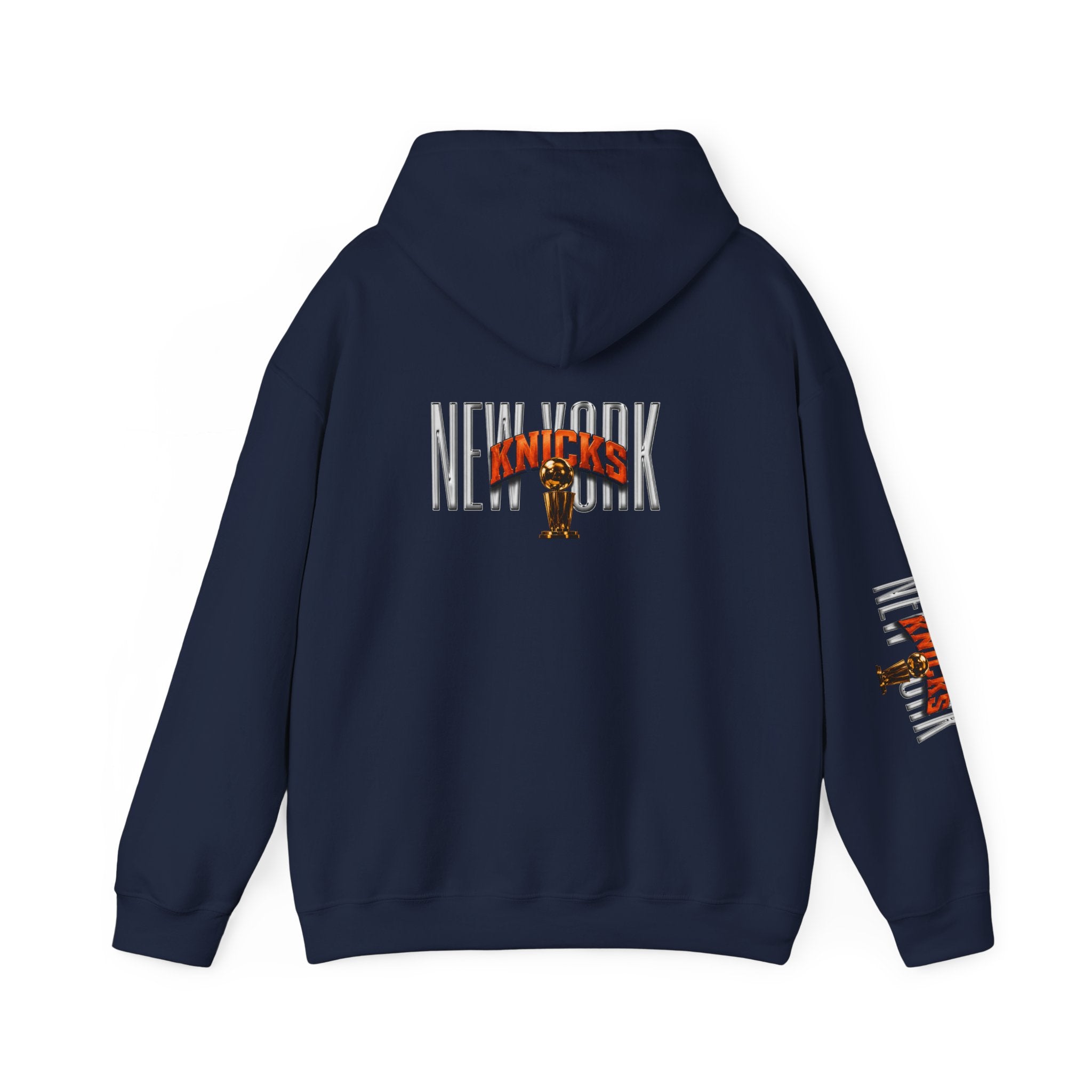 NY-K Retro Player Collage Hoodie — Basketball Fan Sweatshirt