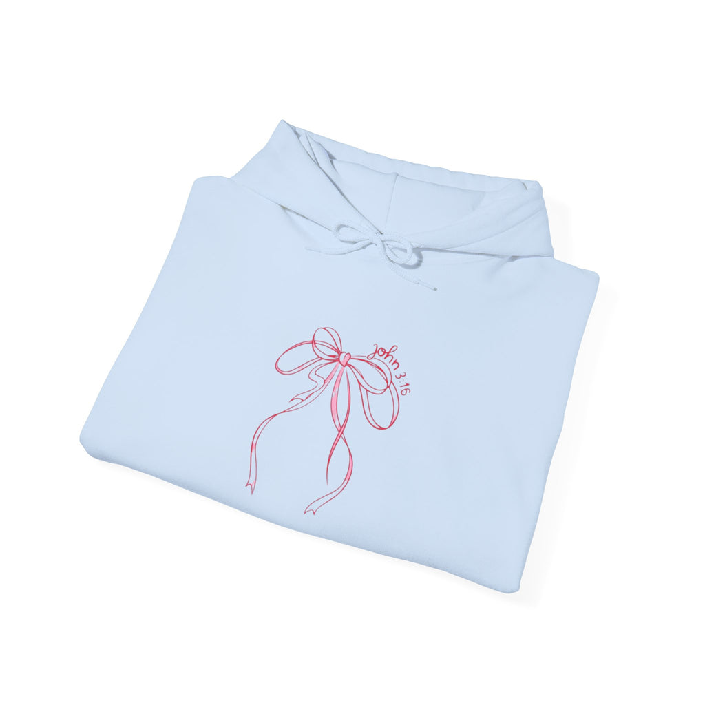 You Are So Loved Hoodie Heart Full” Heart Ribbon Comfort Sweatshirt