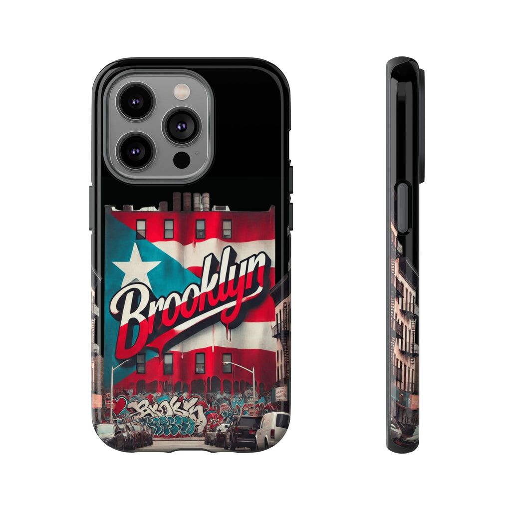 Brooklyn Street Art Phone Case  Urban Graffiti Protective Cover