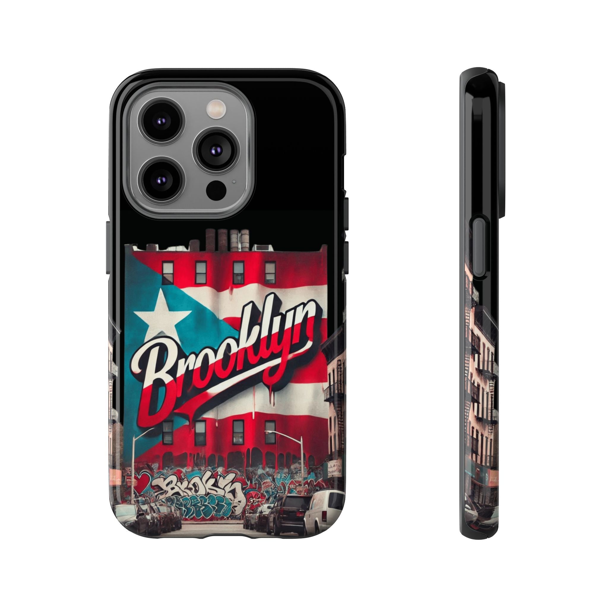 Brooklyn Street Art Phone Case  Urban Graffiti Protective Cover