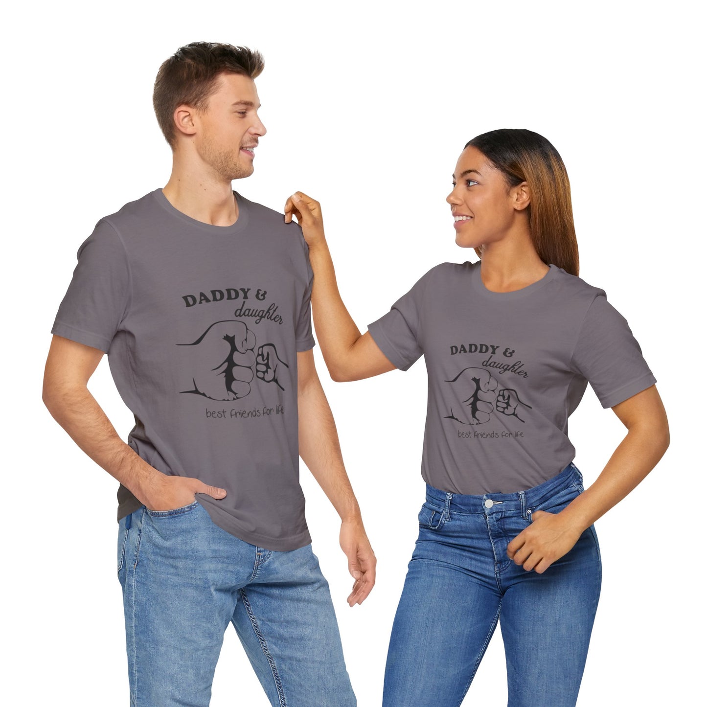 Daddy Daughter Best Friends Unisex Tee Fathers Day Gift, Family Matching Shirts, Kids & Dad Tee, Cute Parenting Apparel
