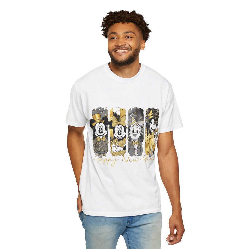 New Year Mickey & Friends T-Shirt  'Happy New Year' Graphic Tee