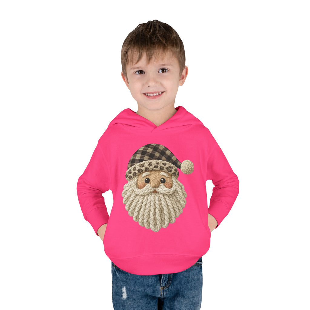 Toddler Hoodie  Cozy Plaid Santa Gnome Pullover