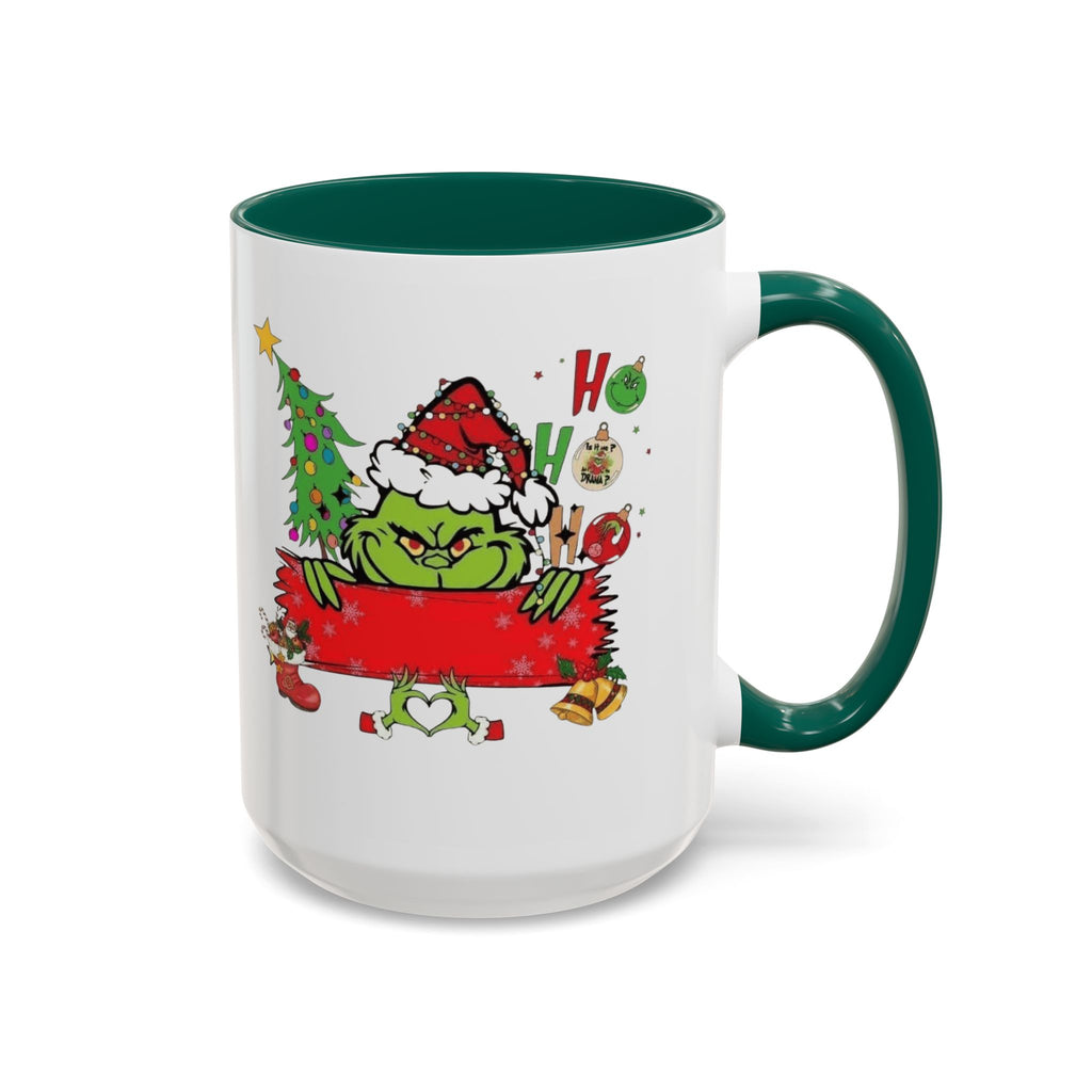 Christmas Grinch Mug (11oz & 15oz)  Funny Holiday Coffee Cup with Grinch Illustration Christmas Mugs Collection!