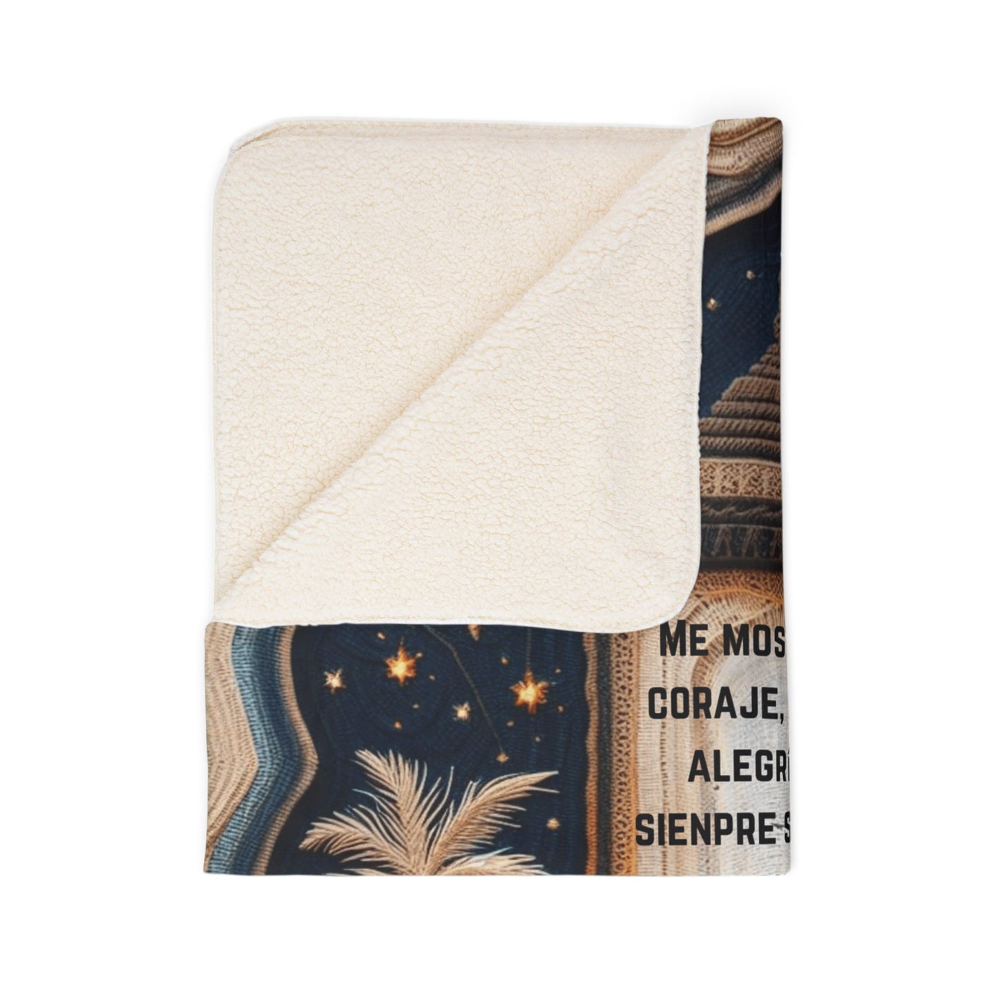 Fleece Blanket - "Mi Papá" Spanish Memorial Lantern Design (Regalo)