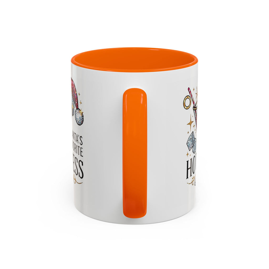 Accent Coffee Mug - "Santa's Favorite Hot Mess" Holiday Cocktail Mug (11/15 oz)