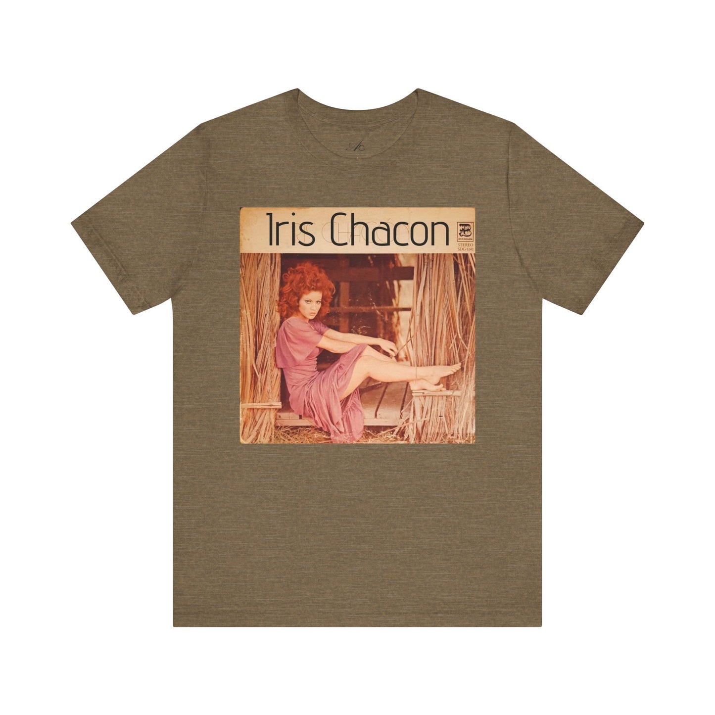 Retro Iris Chacon Unisex Tee, Vintage Music Shirt, Bohemian T-Shirt, Gift for Her, 90s Style Top