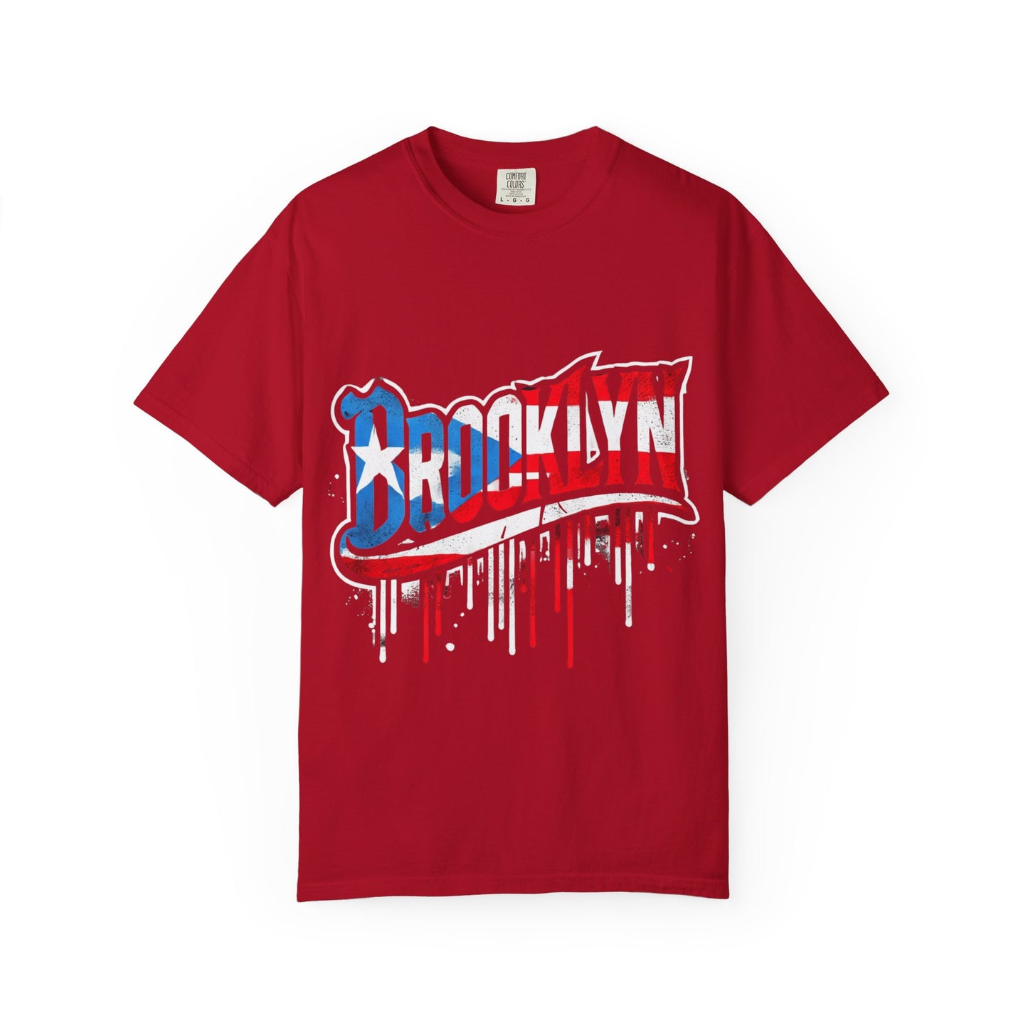 New York Meets Puerto Rico Brooklyn Style Unisex T-Shirt,  Streetwear Fashion