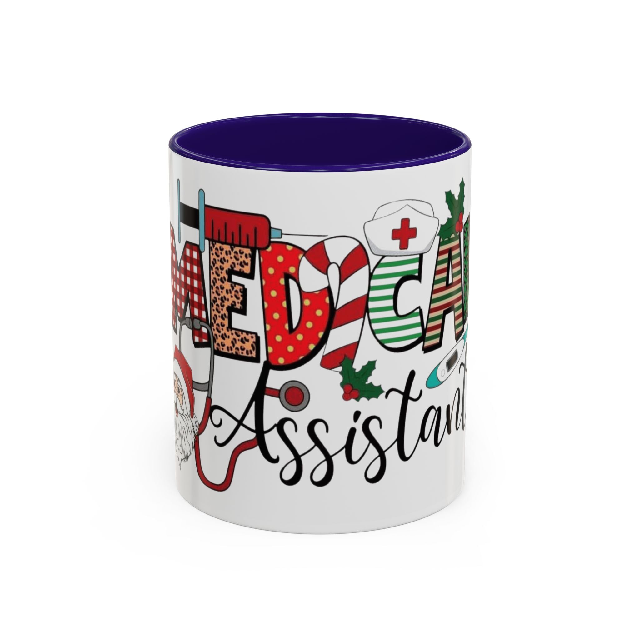 Medical Assistant Christmas Mug — Festive Colorful 11oz/15oz Coffee Cup Medical Christmas Mug