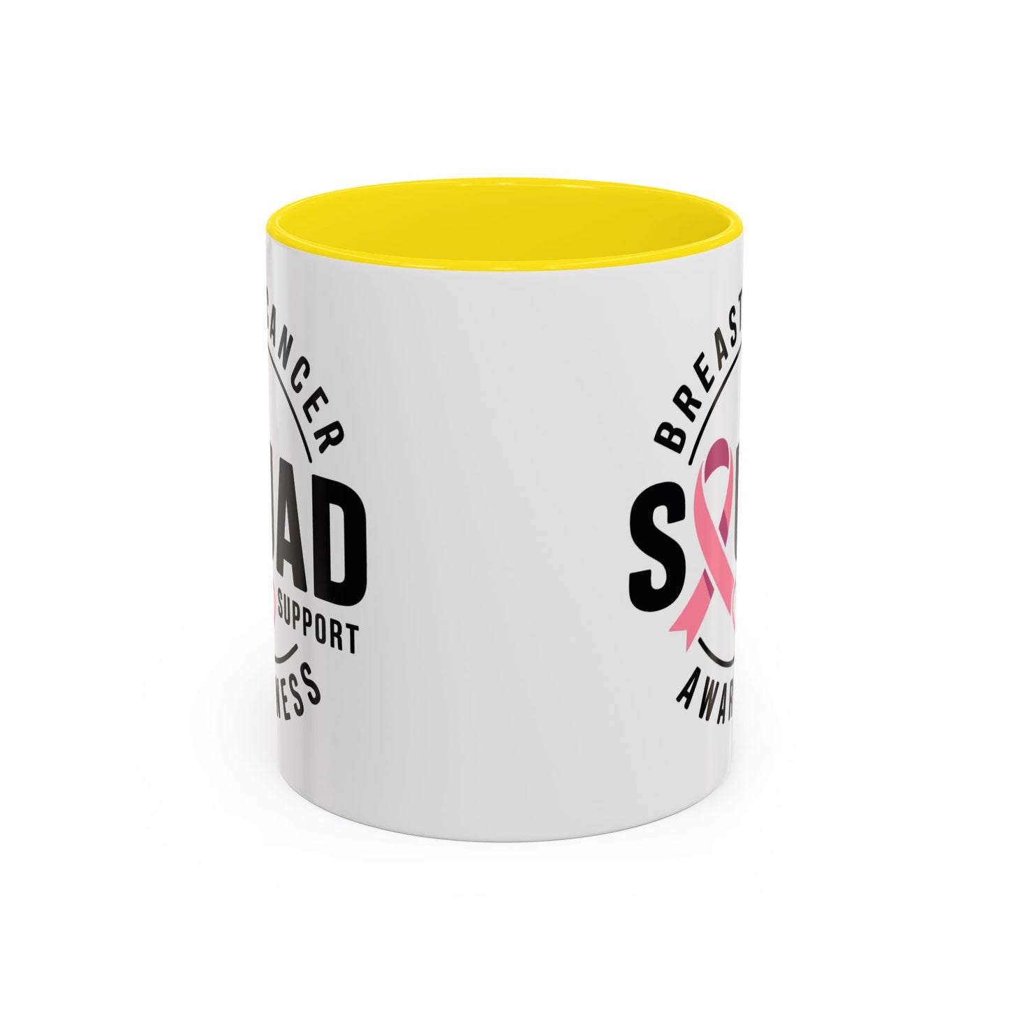 Breast Cancer Awareness Coffee Mug - Support Your Squad