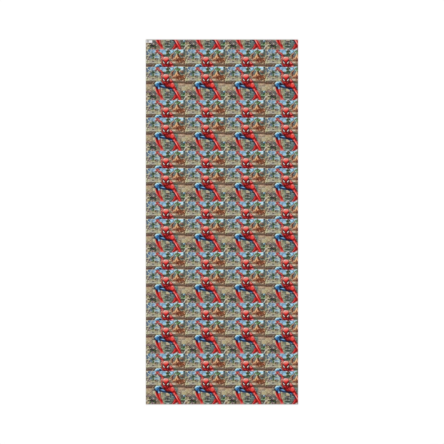 Superhero Pattern Gift Wrap Paper Super Heroe Comic Panel Design