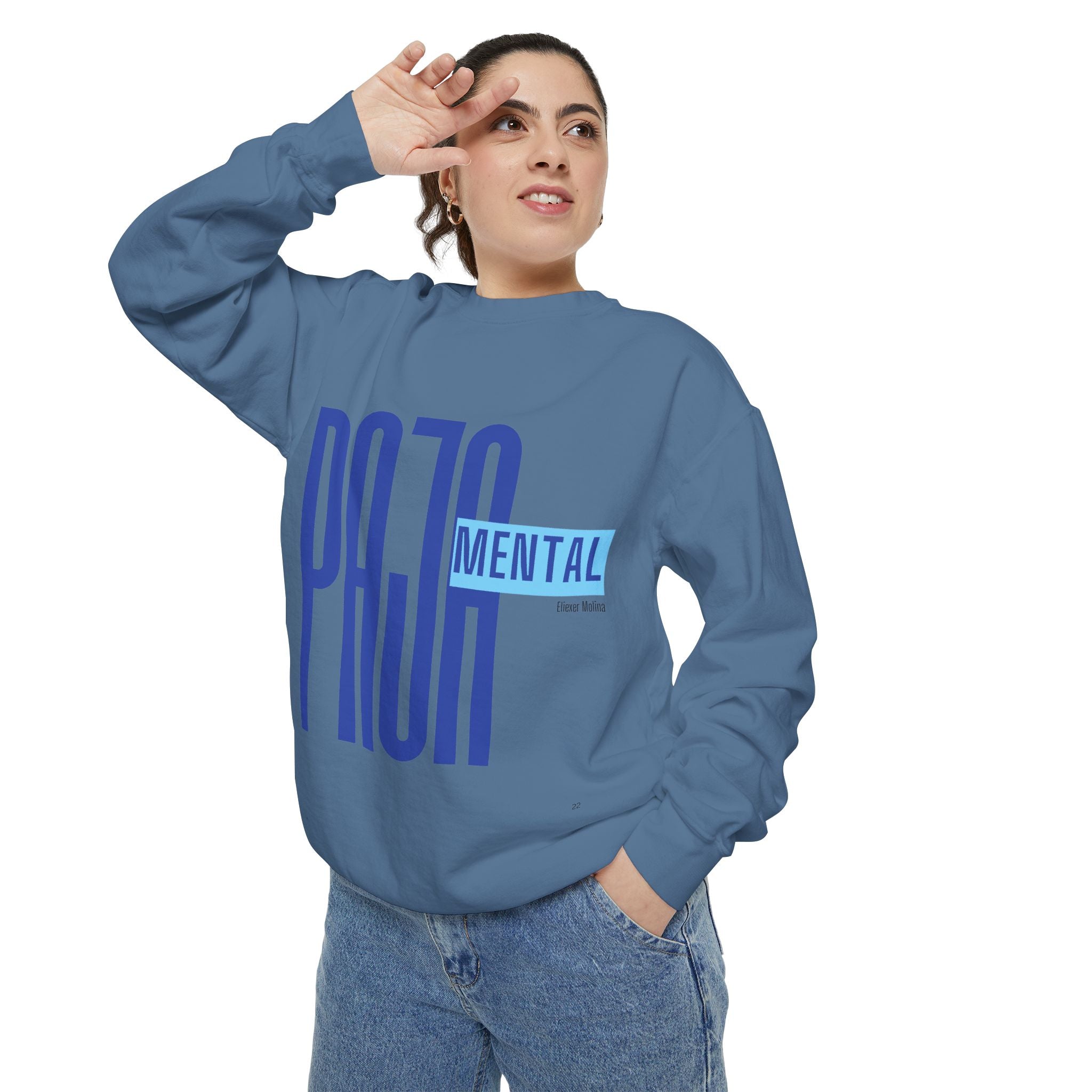 Mental Pazn Sweatshirt "Suerten Ya Esa" Spanish Graphic Crewneck