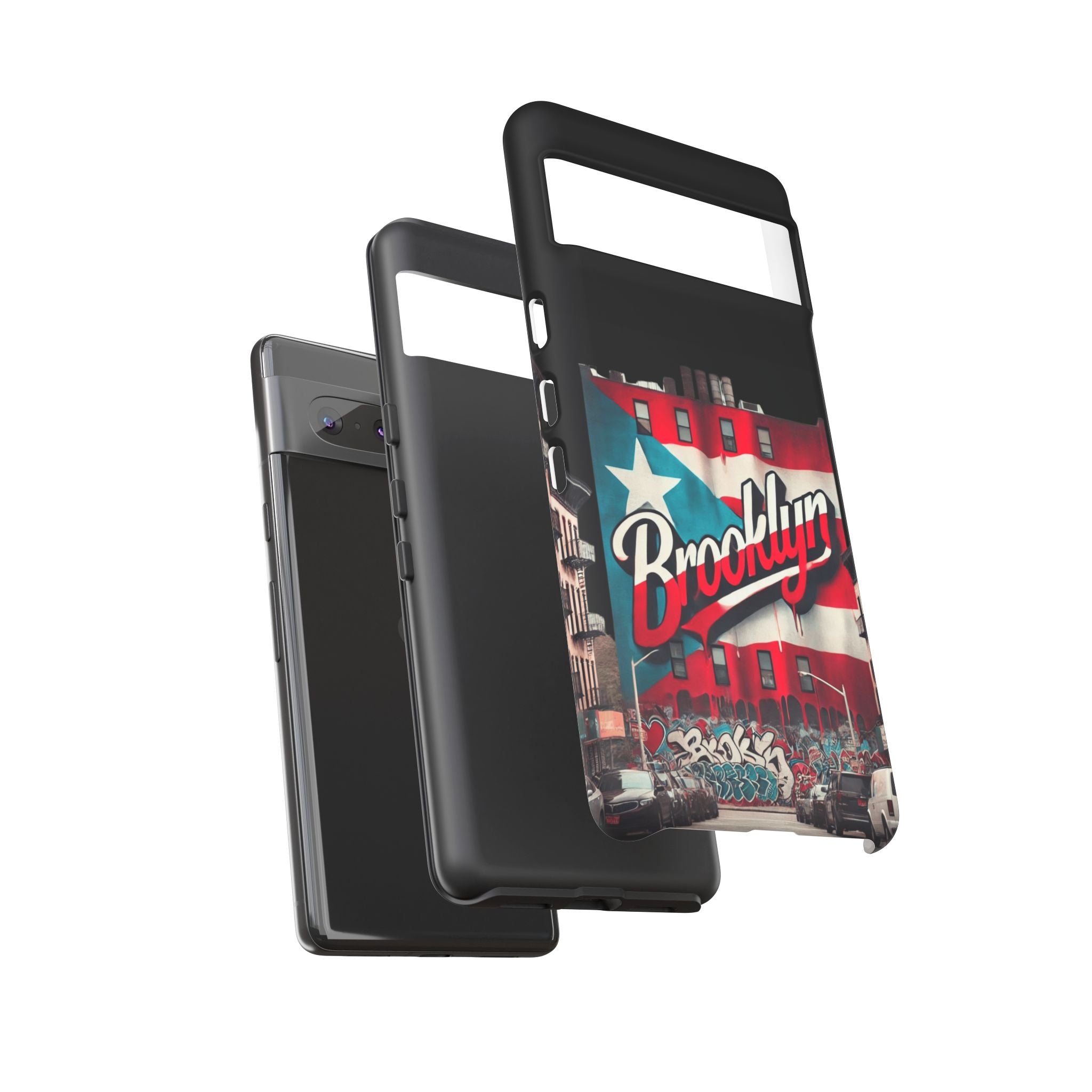 Brooklyn Street Art Phone Case  Urban Graffiti Protective Cover
