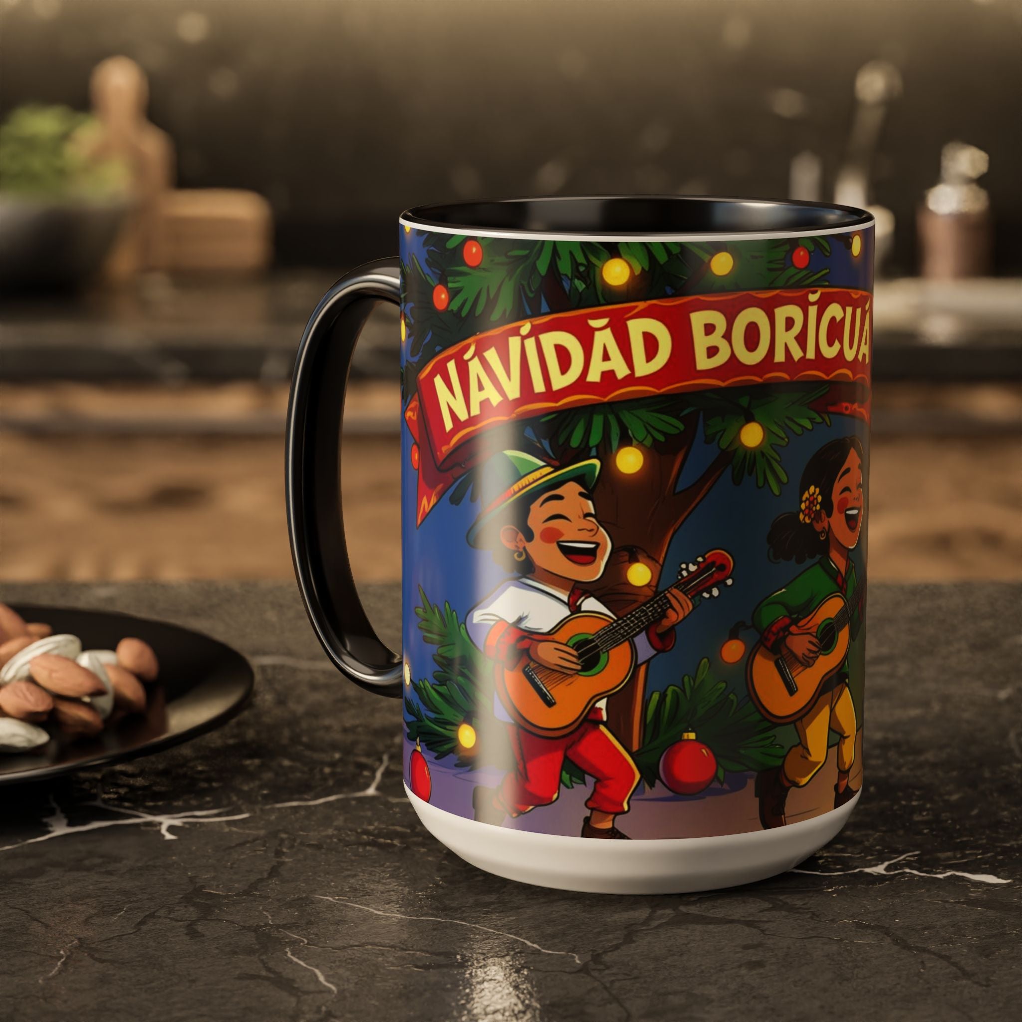 Navidad Boricua Mug Vibrant Puerto Rican Celebration Mug