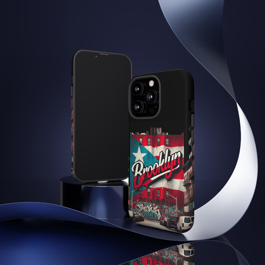 Brooklyn Street Art Phone Case  Urban Graffiti Protective Cover