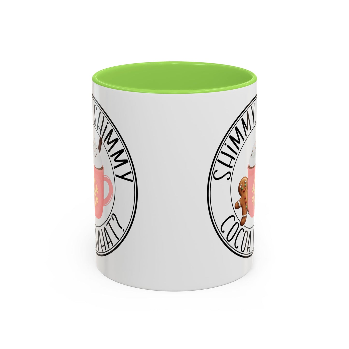 Cute Cocoa Mugs with Gingerbread Design Perfect for Winter Holiday CheerBeverage Cup Christmas Design