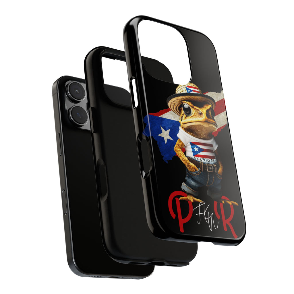 Puerto Rican Frog Tough Phone Case  Puerto Rico Flag Patriotic Protective Case