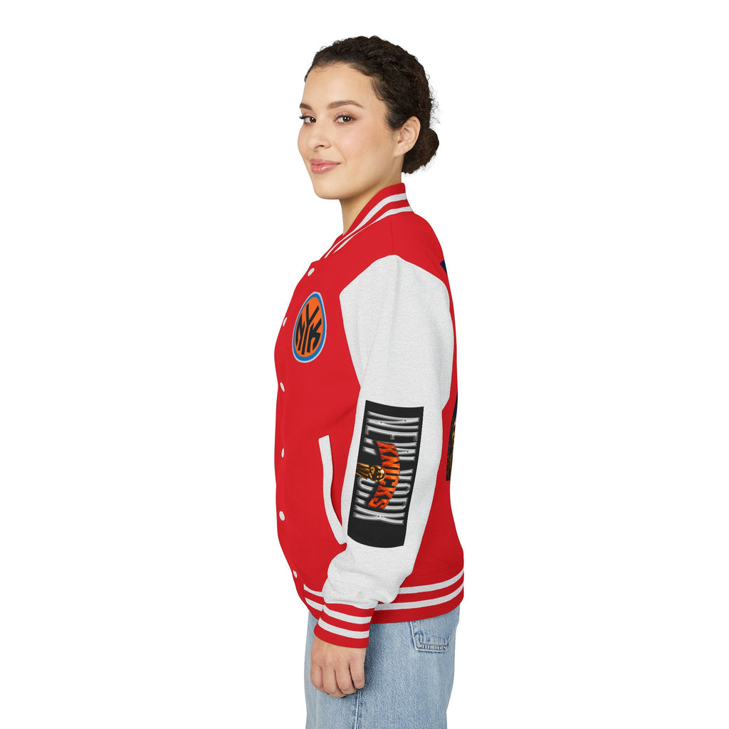 Basketball-Inspired Letterman Jacket — Men's Retro Varsity Sports Jacket Jose AlvarTribute Varsity Jacket