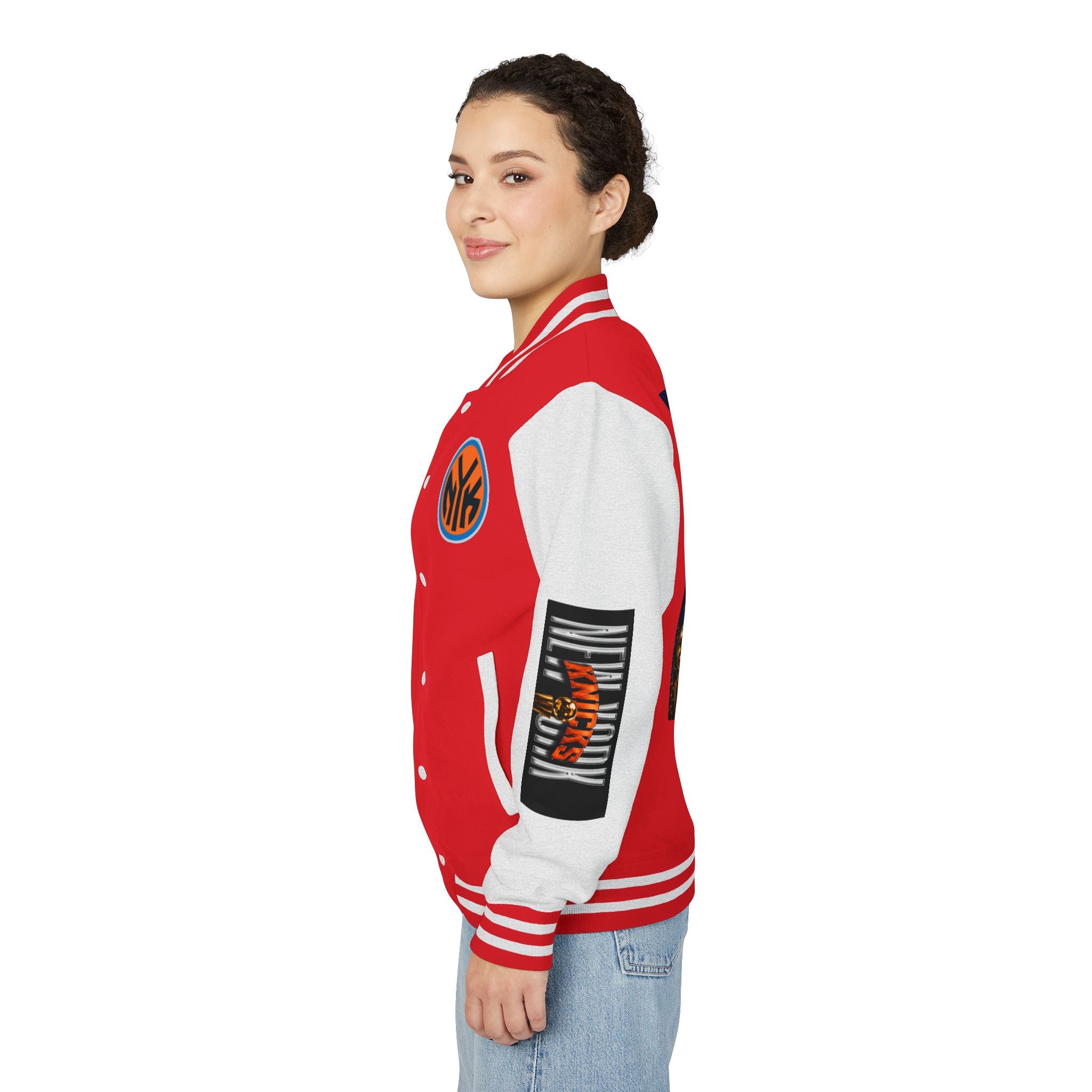 Basketball-Inspired Letterman Jacket — Men's Retro Varsity Sports Jacket Jose AlvarTribute Varsity Jacket