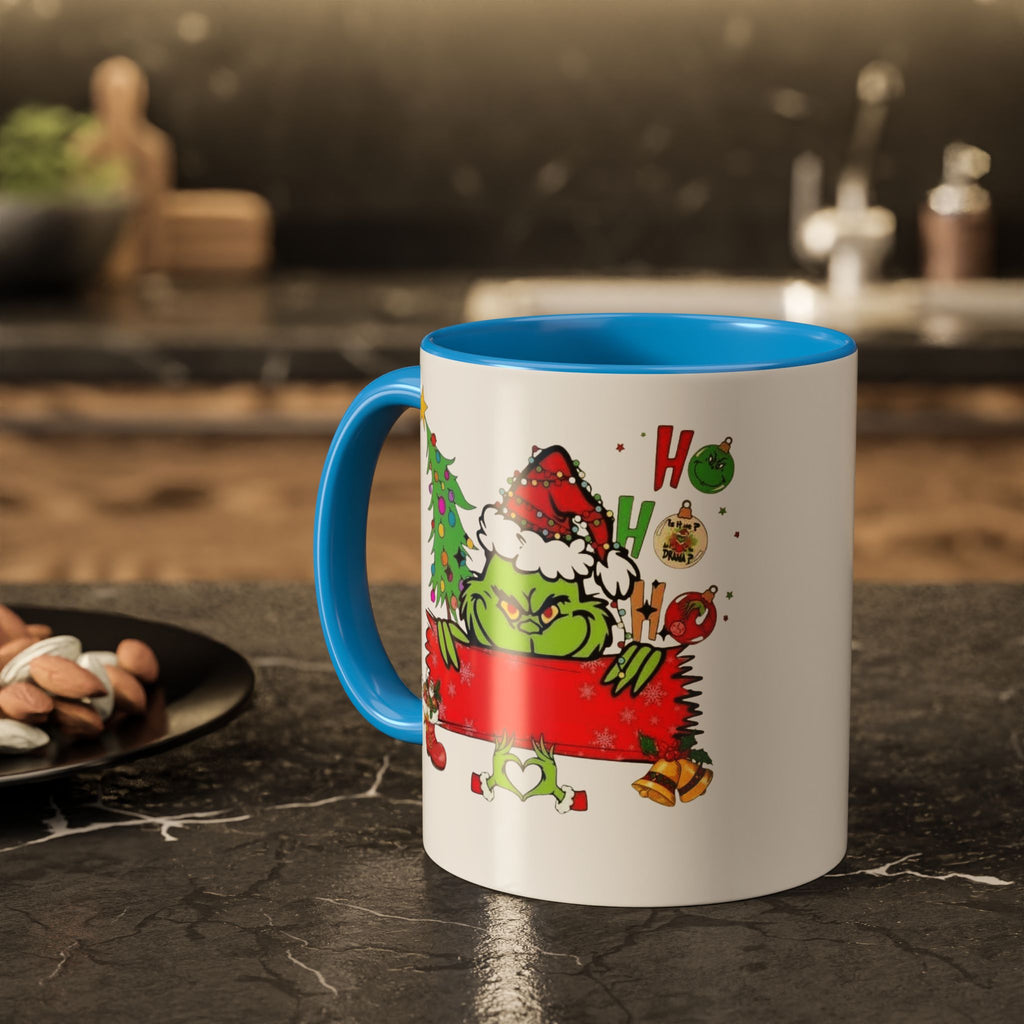 Christmas Grinch Mug (11oz & 15oz)  Funny Holiday Coffee Cup with Grinch Illustration Christmas Mugs Collection!
