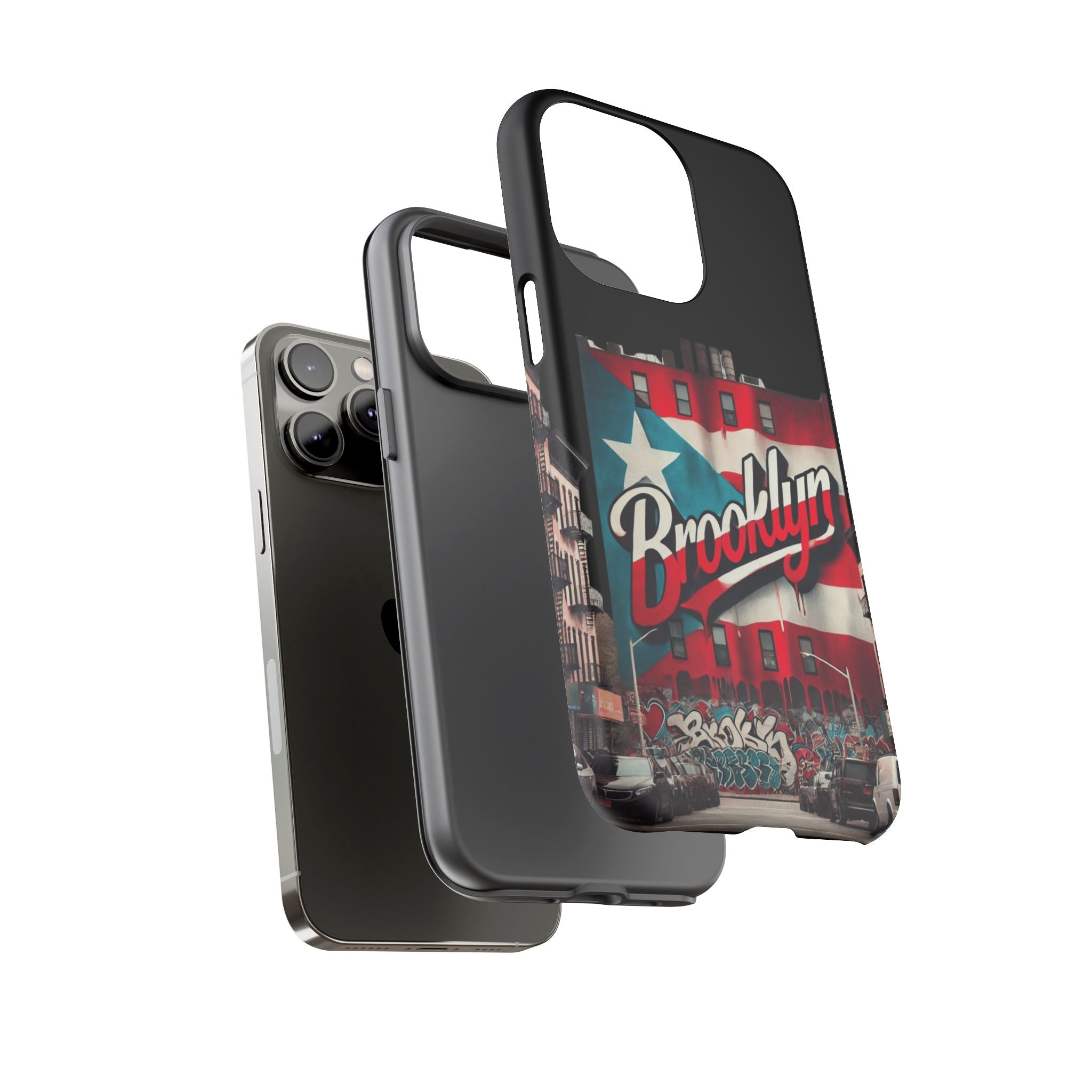Brooklyn Street Art Phone Case  Urban Graffiti Protective Cover