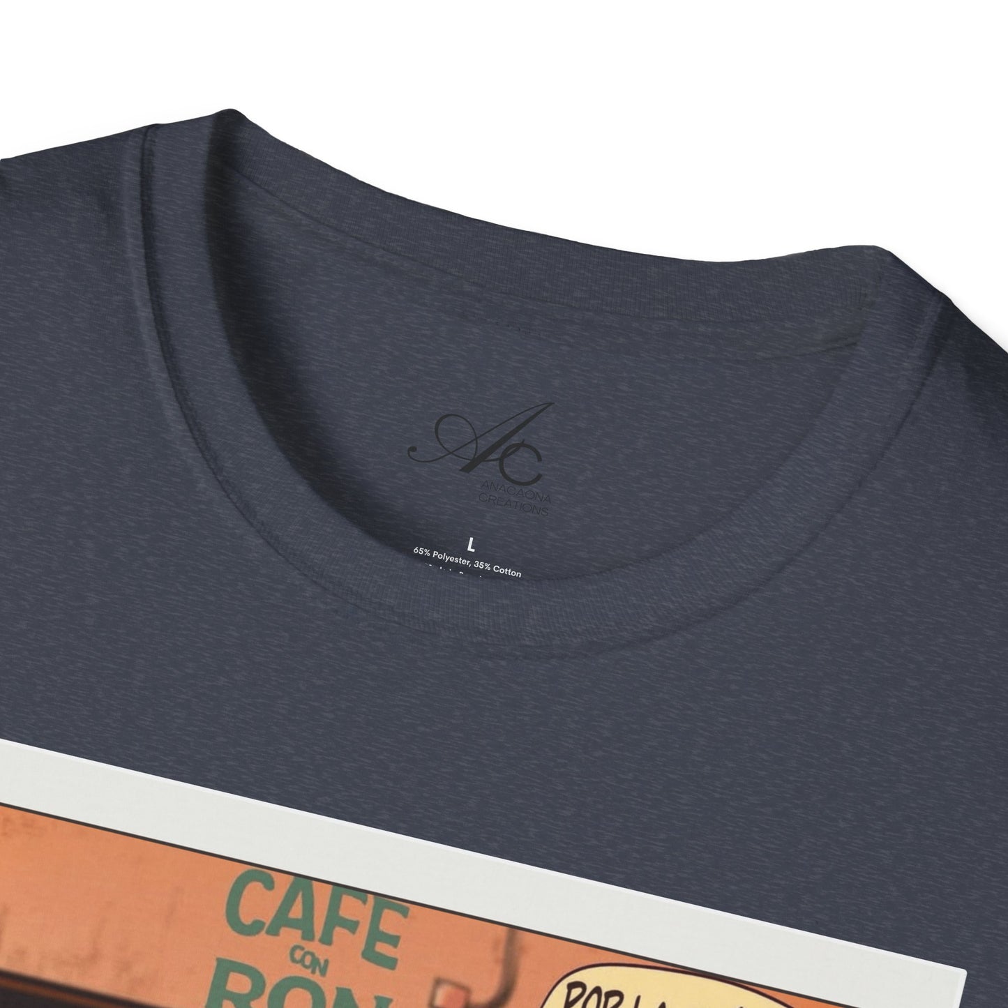 POR LA MANANA CAFE  Coffee Lovers, Casual Wear, Unisex Fashion Proud Puerto Rican Tee  Puerto Rican Heritage Shirt