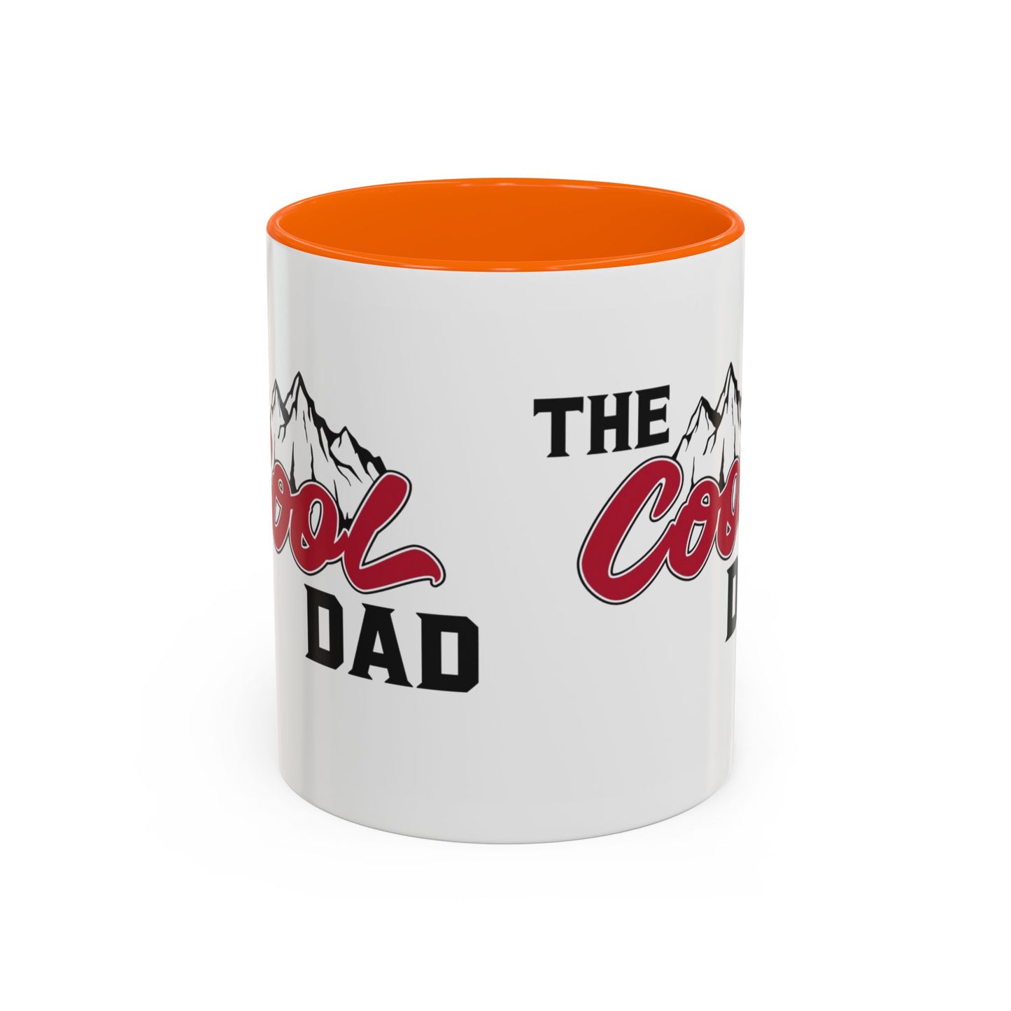 Cool Dad Mountain Accent Coffee Mug – Father’s Day Gift, Birthday Mug, Adventure-Themed Cup (11oz)