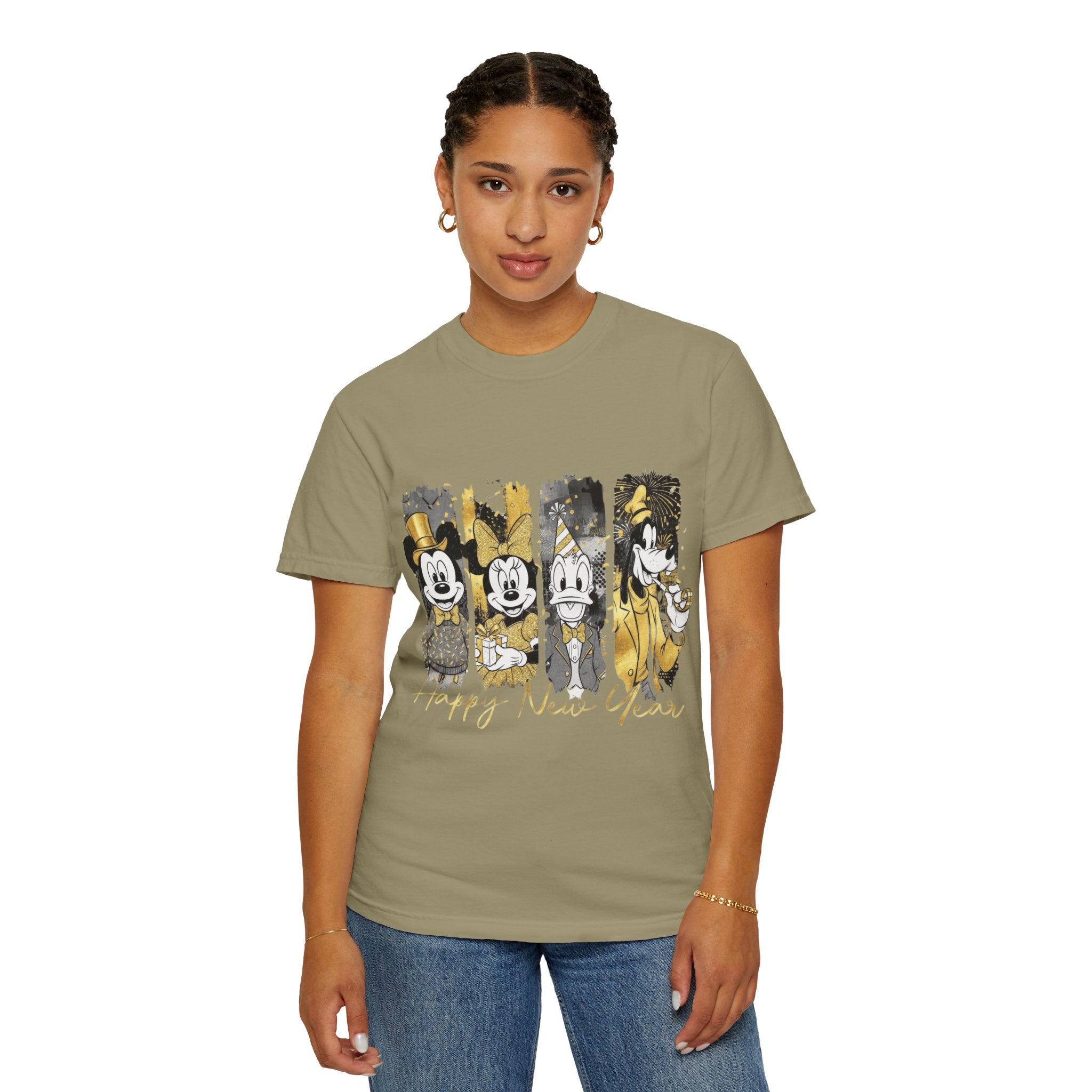 New Year Mickey & Friends T-Shirt  'Happy New Year' Graphic Tee