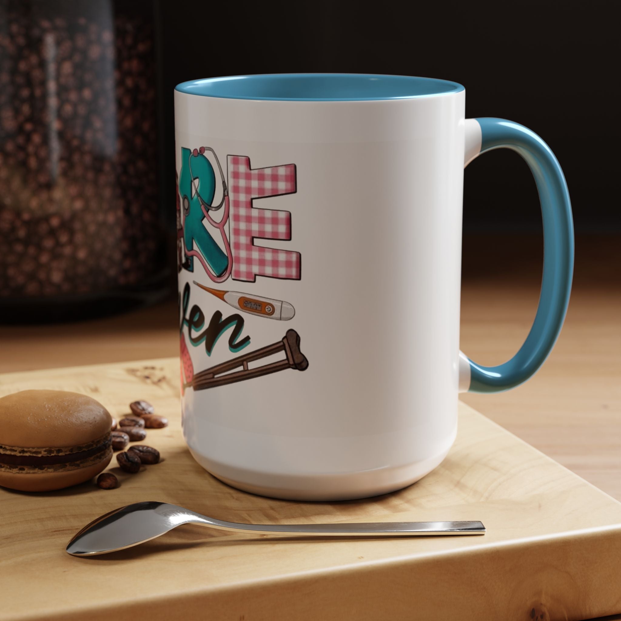Nurse Given Accent Coffee Mug — Caregiver & Medical Equipment Design Christmas mug for all healthcare heroes
