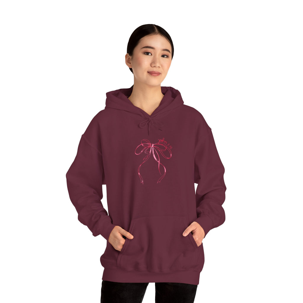 You Are So Loved Hoodie Heart Full” Heart Ribbon Comfort Sweatshirt