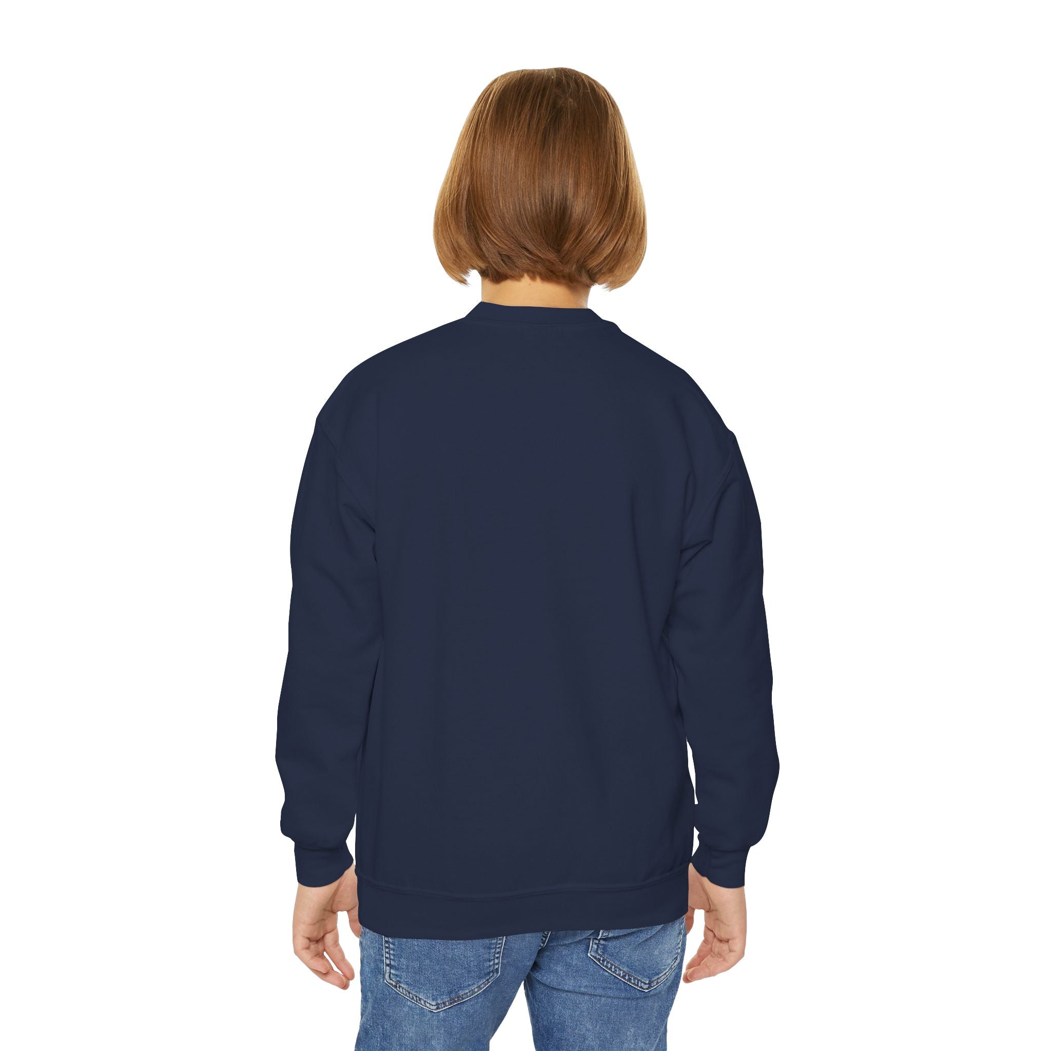 Youth Sweatshirt  'Believe' Cozy Sloth Holiday Crewneck
