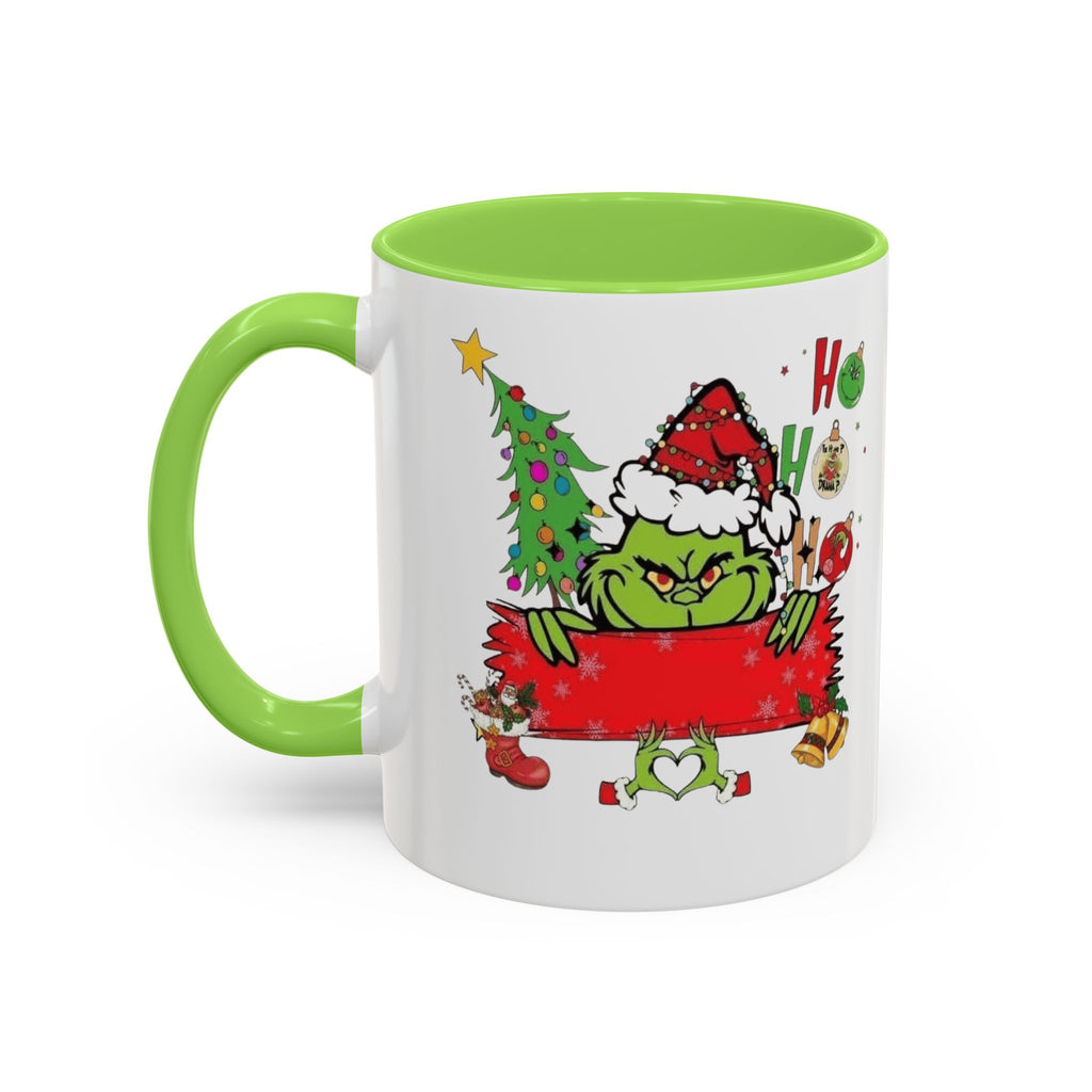 Christmas Grinch Mug (11oz & 15oz)  Funny Holiday Coffee Cup with Grinch Illustration Christmas Mugs Collection!